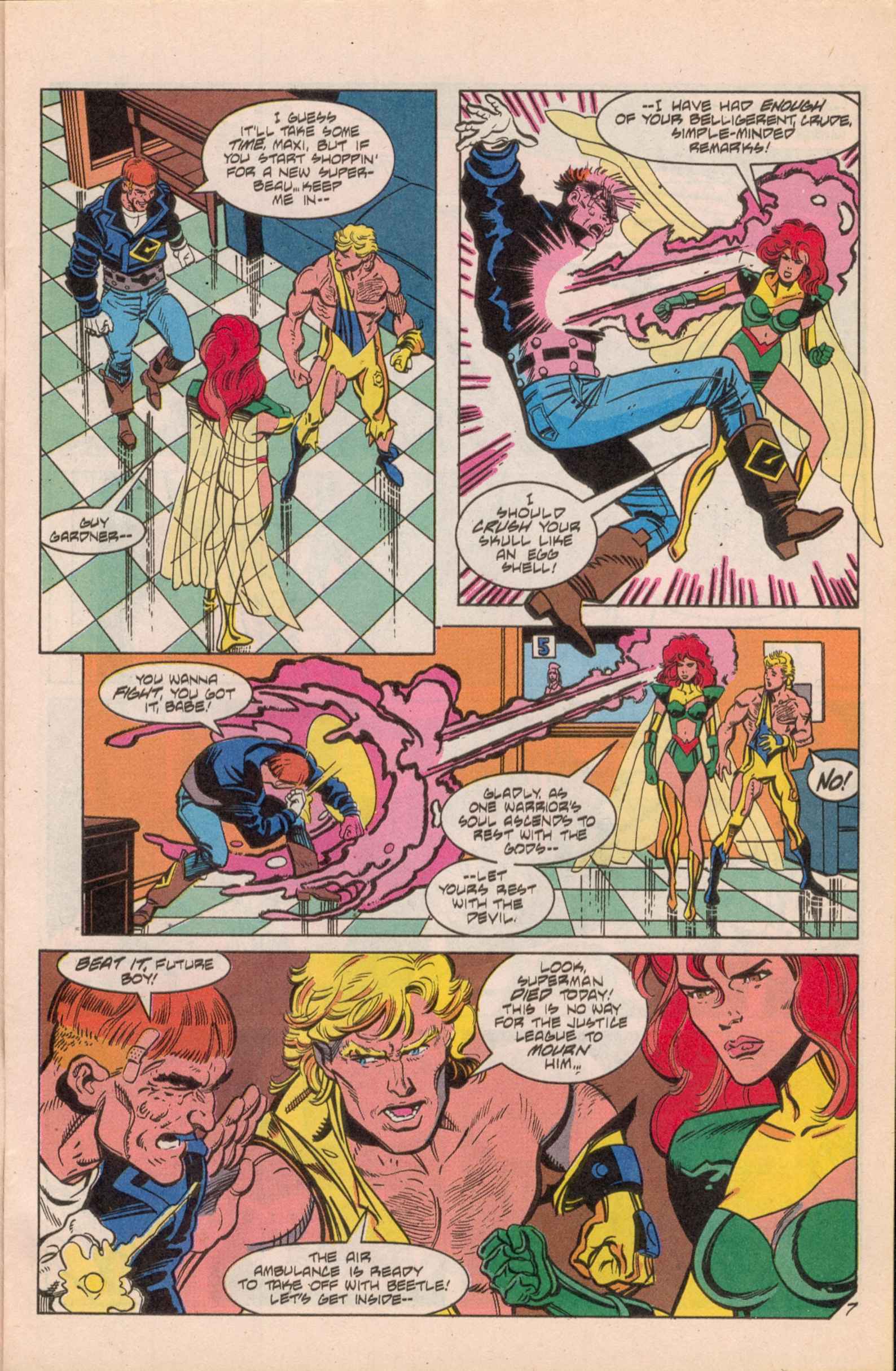 Read online Justice League America comic -  Issue #70 - 9