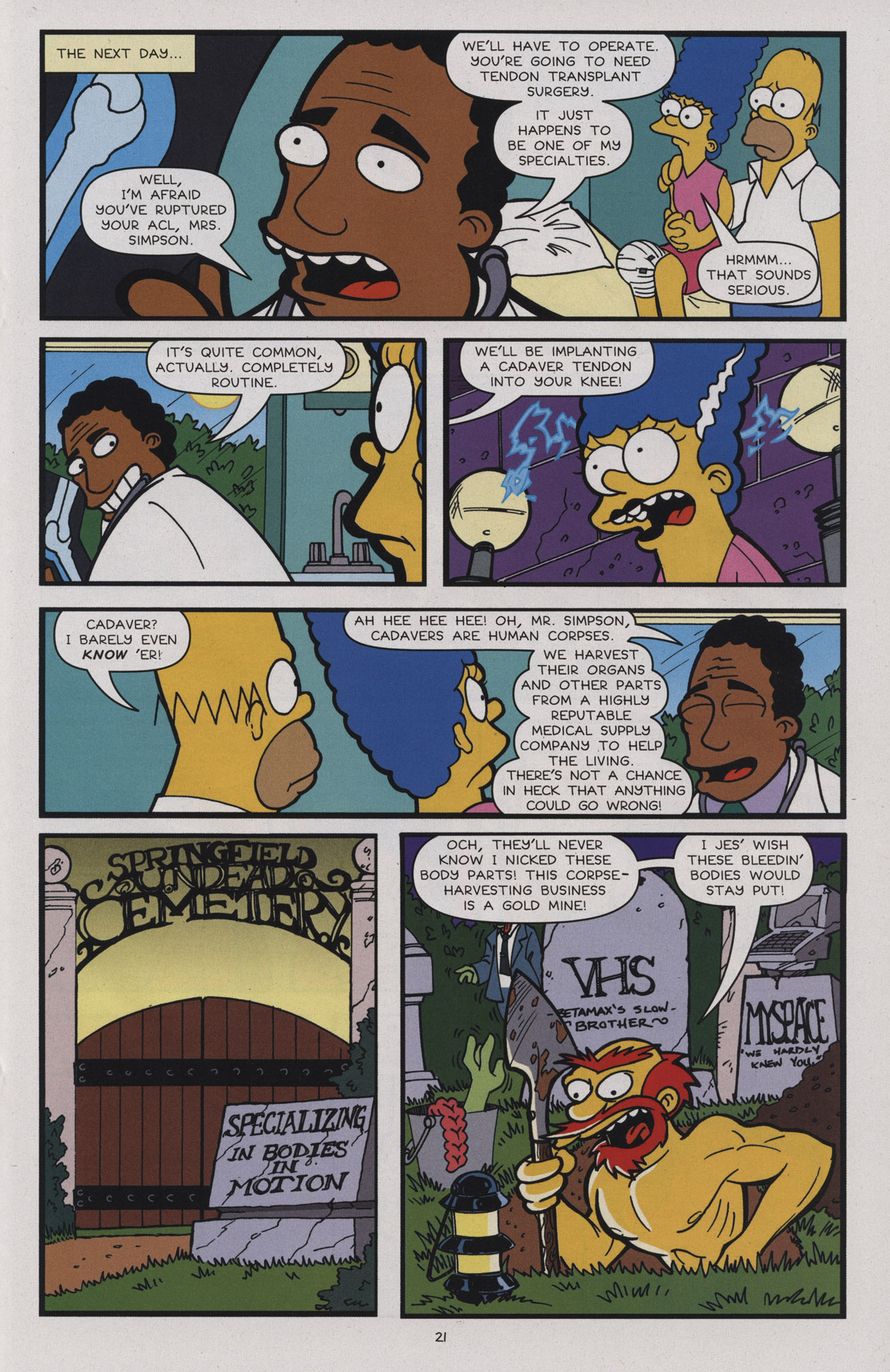 Read online Treehouse of Horror comic -  Issue #17 - 24