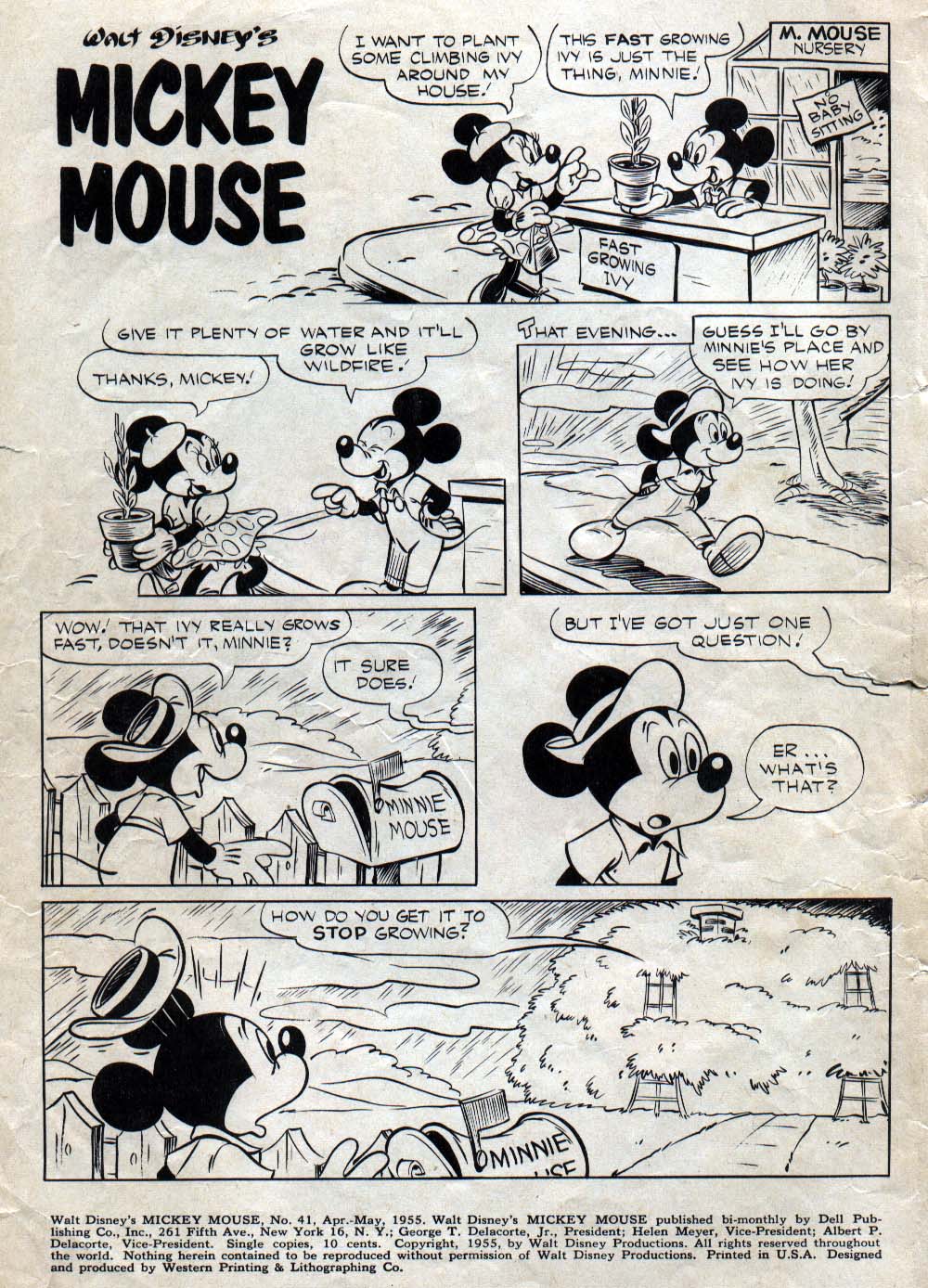 Read online Walt Disney's Mickey Mouse comic -  Issue #41 - 2