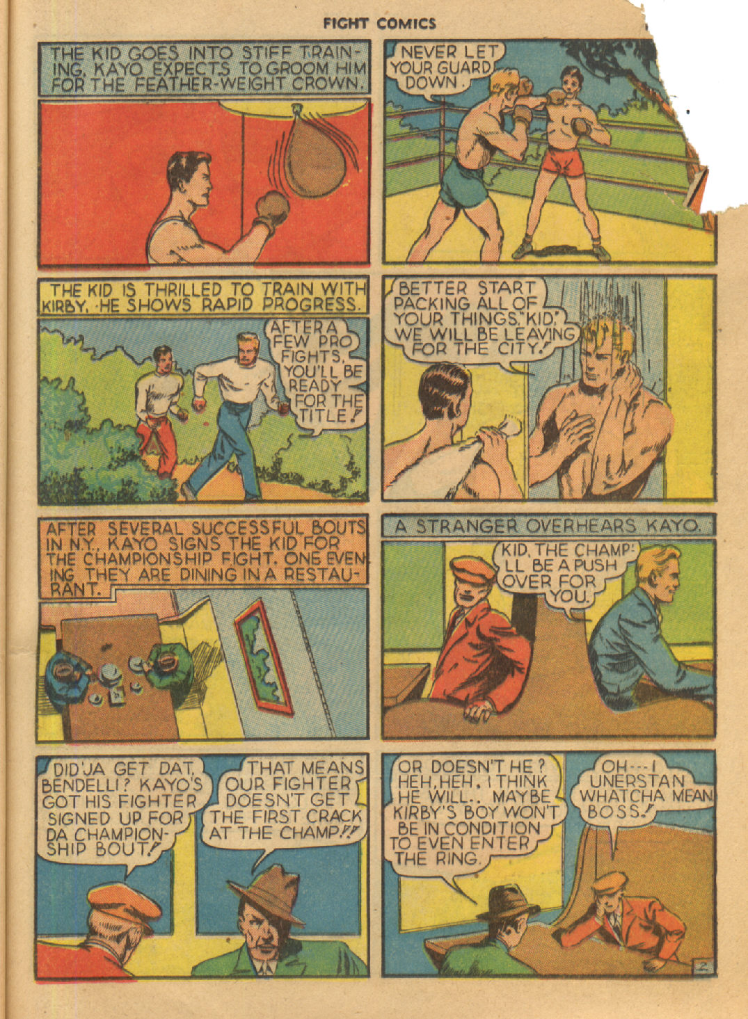 Read online Fight Comics comic -  Issue #3 - 23