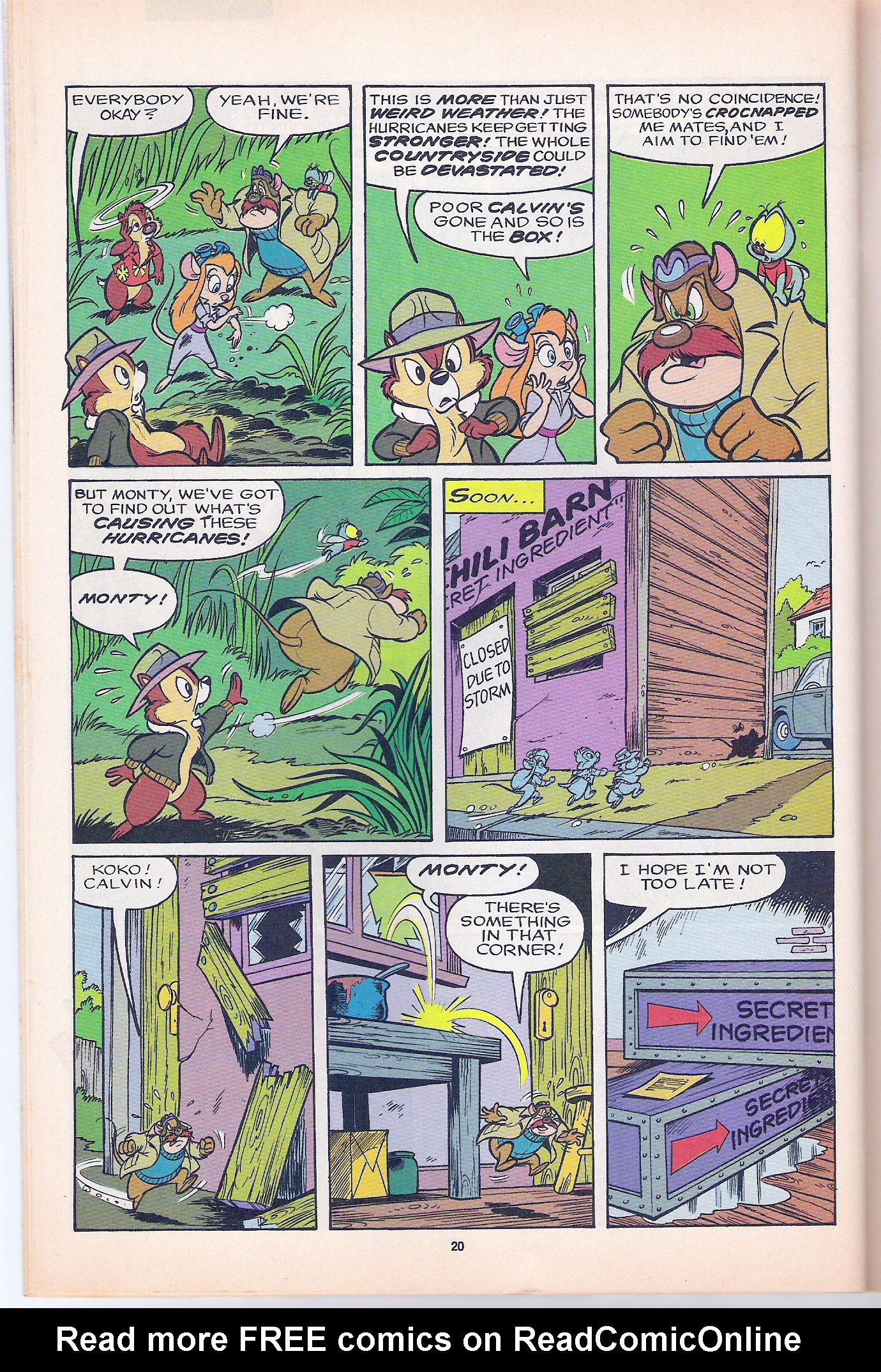 Read online Disney's Chip 'N Dale Rescue Rangers comic -  Issue #8 - 26