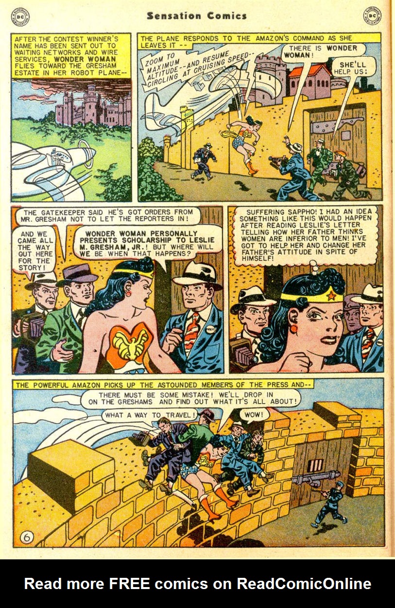 Read online Sensation (Mystery) Comics comic -  Issue #85 - 7