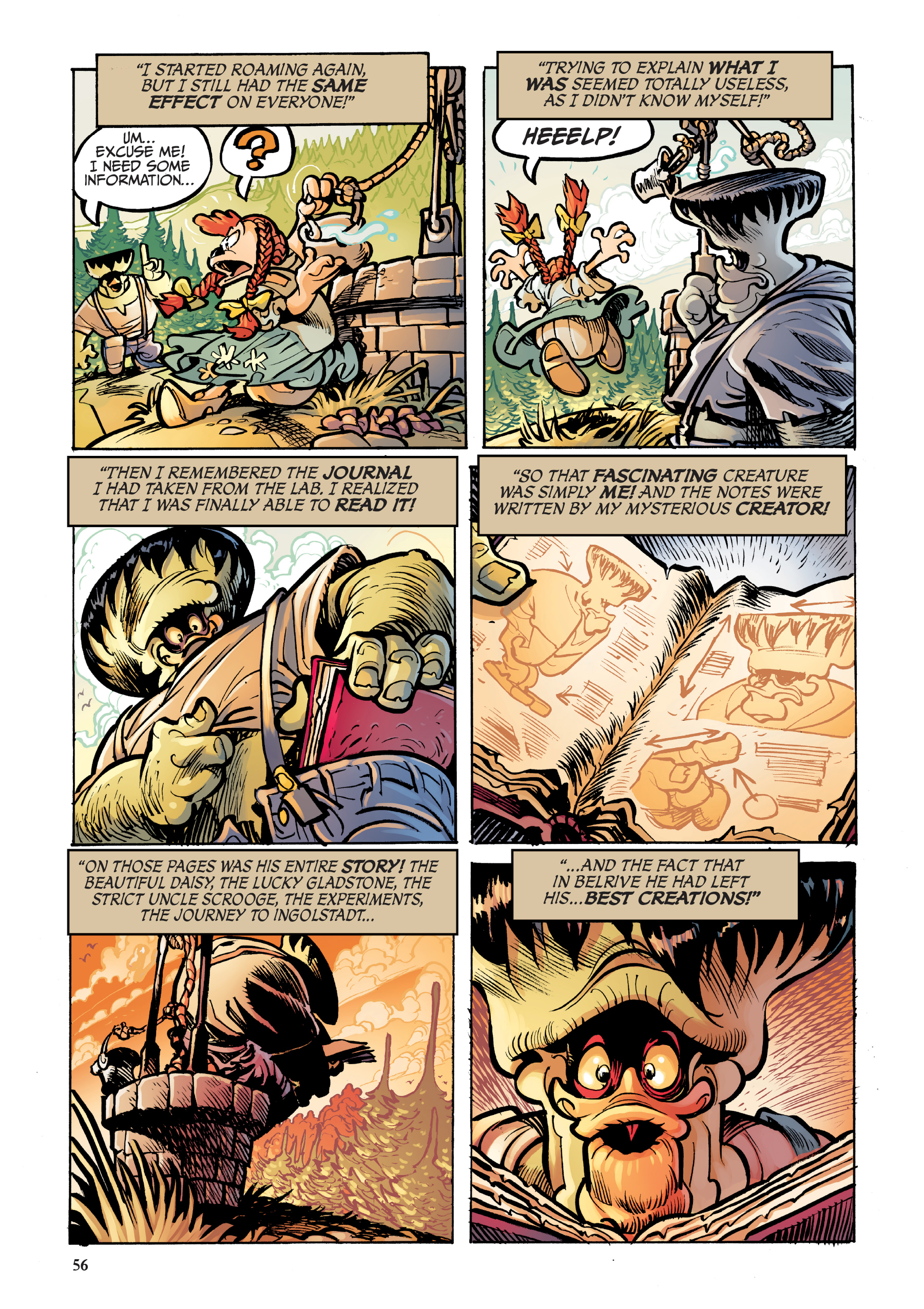 Read online Disney Frankenstein, Starring Donald Duck comic -  Issue # TPB - 56