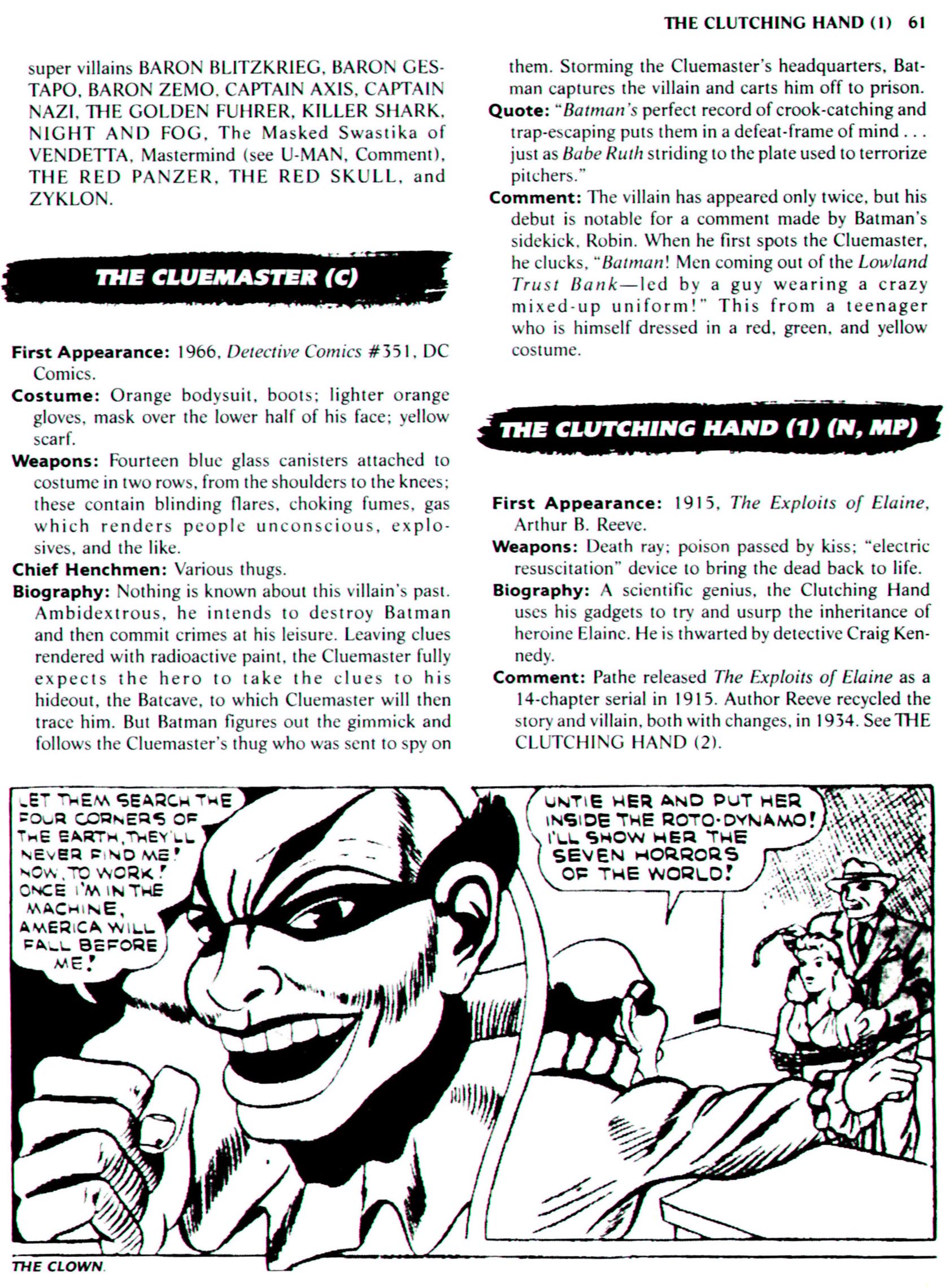 Read online The Encyclopedia of Super Villains comic -  Issue # TPB (Part 1) - 71
