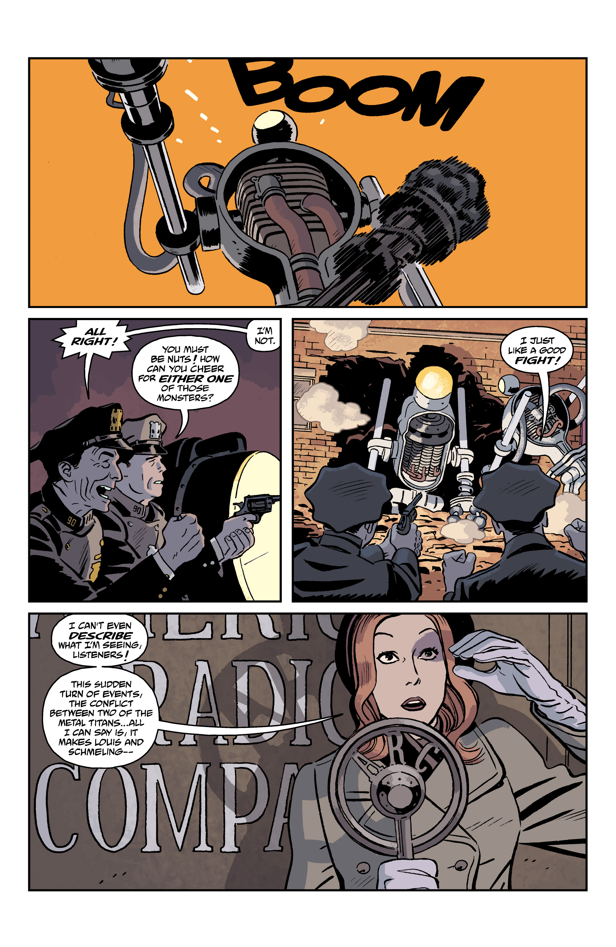 Read online Lobster Johnson: Metal Monsters of Midtown comic -  Issue #3 - 14