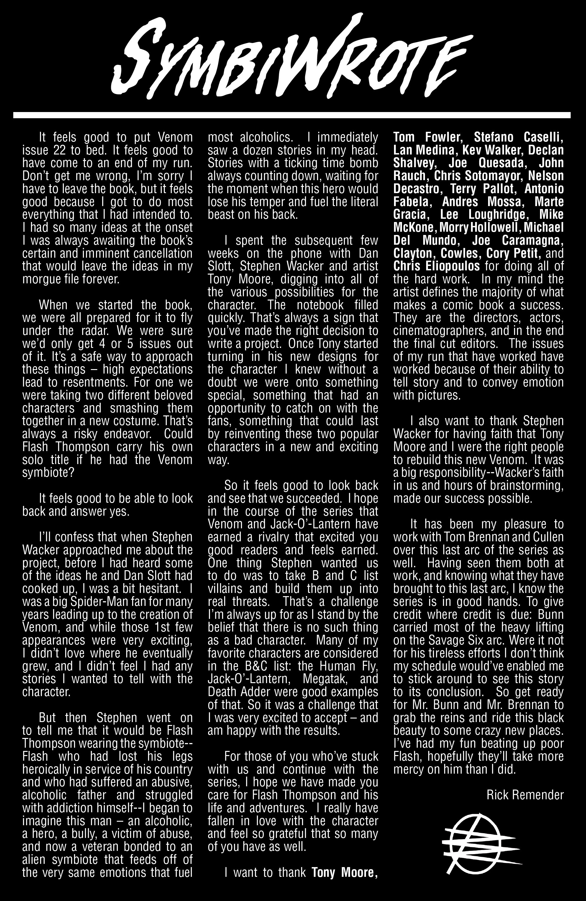 Read online Venom By Rick Remender: The Complete Collection comic -  Issue # TPB 2 (Part 3) - 105
