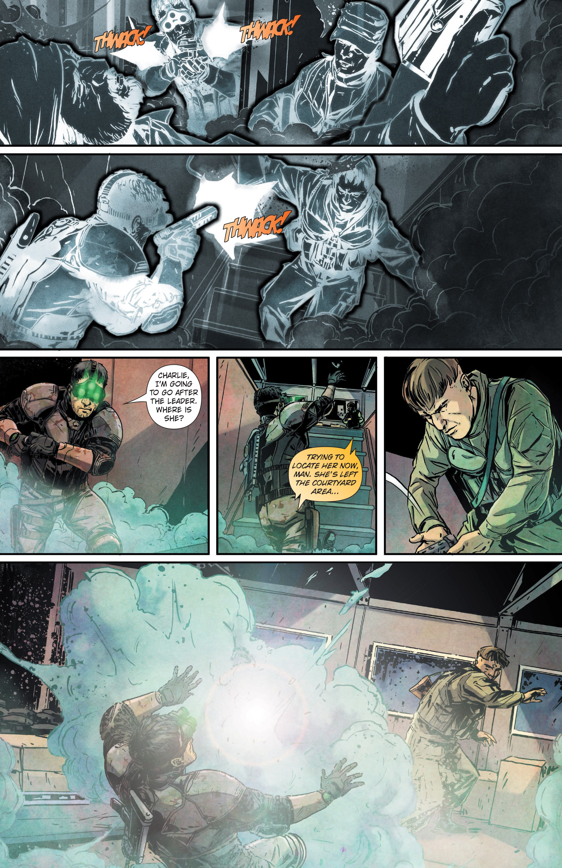 Read online Tom Clancy's Splinter Cell: Echoes comic -  Issue #4 - 5