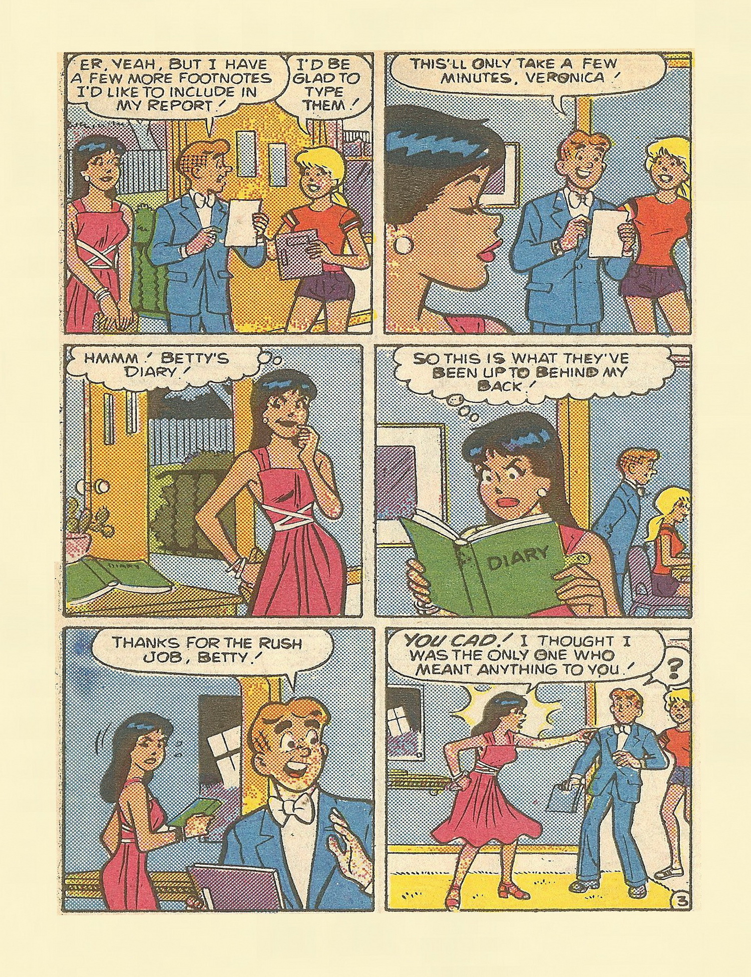 Read online Betty and Veronica Digest Magazine comic -  Issue #38 - 117