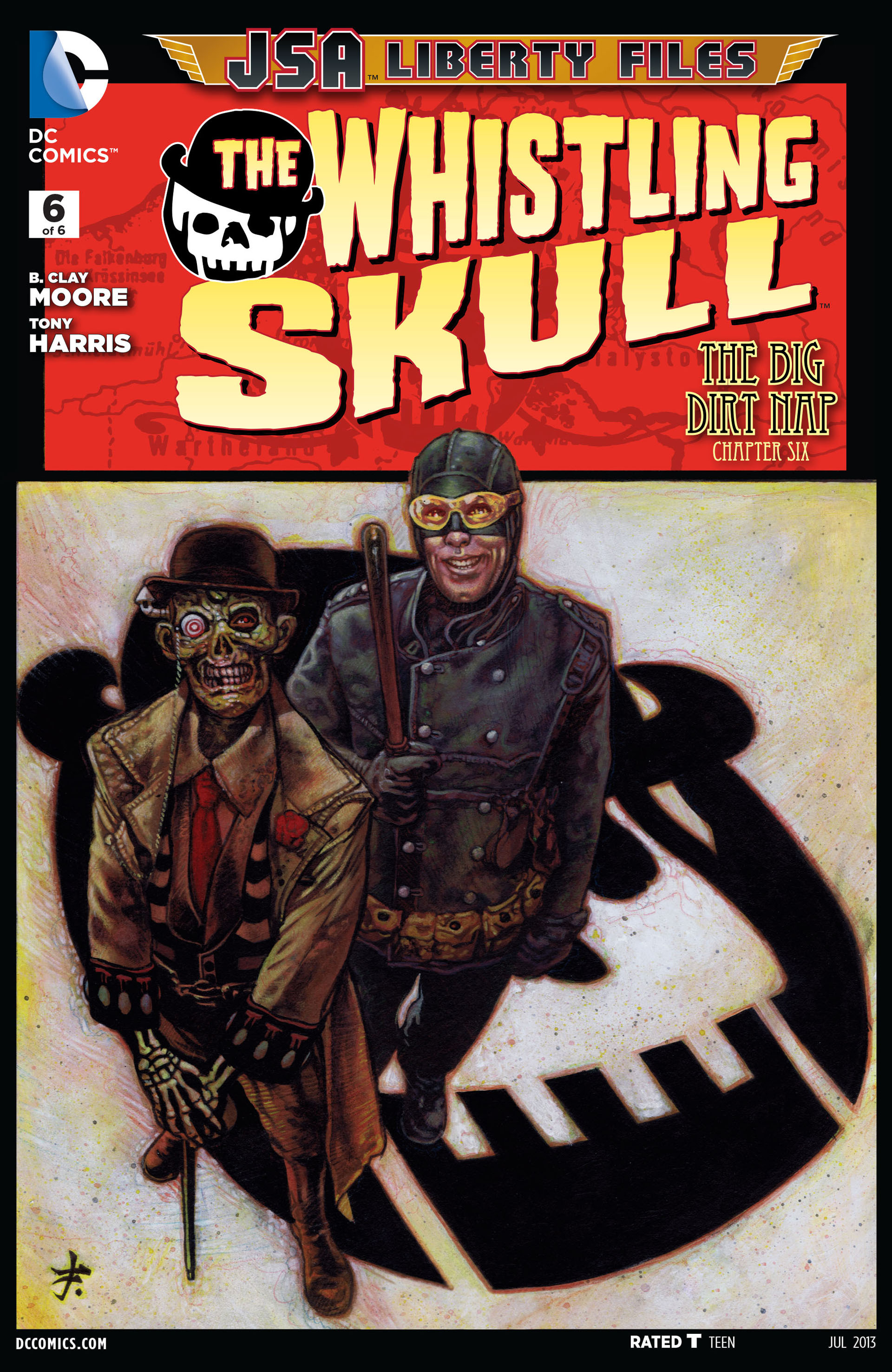 Read online JSA Liberty Files: The Whistling Skull comic -  Issue #6 - 1