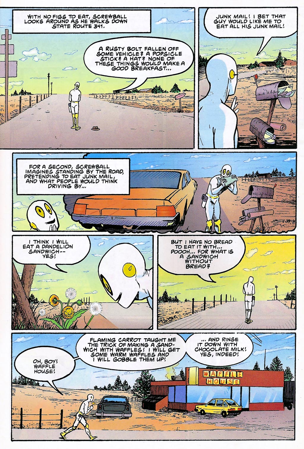 Read online Bob Burden's Original Mysterymen Comics comic -  Issue #3 - 7