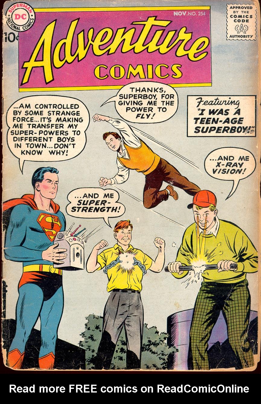 Read online Adventure Comics (1938) comic -  Issue #254 - 1