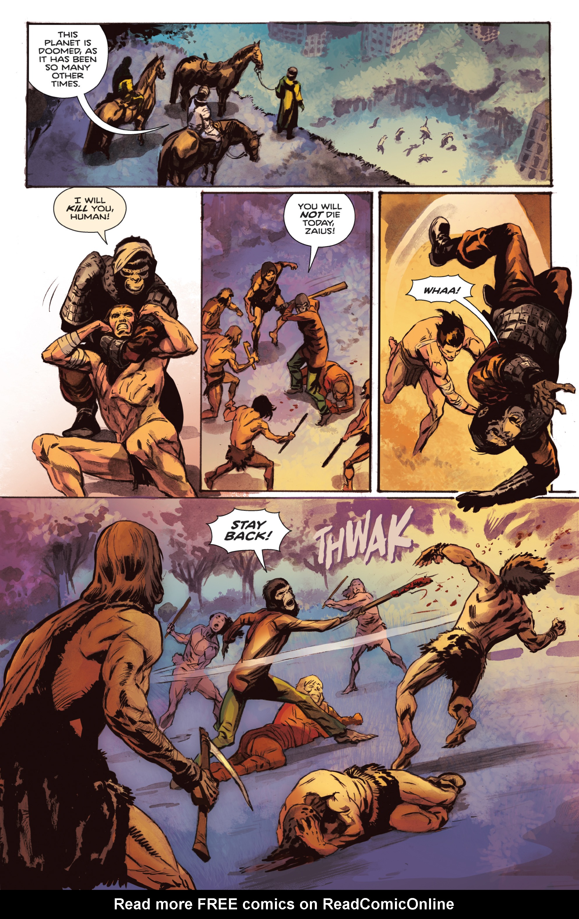 Read online Tarzan On the Planet of the Apes comic -  Issue #5 - 19