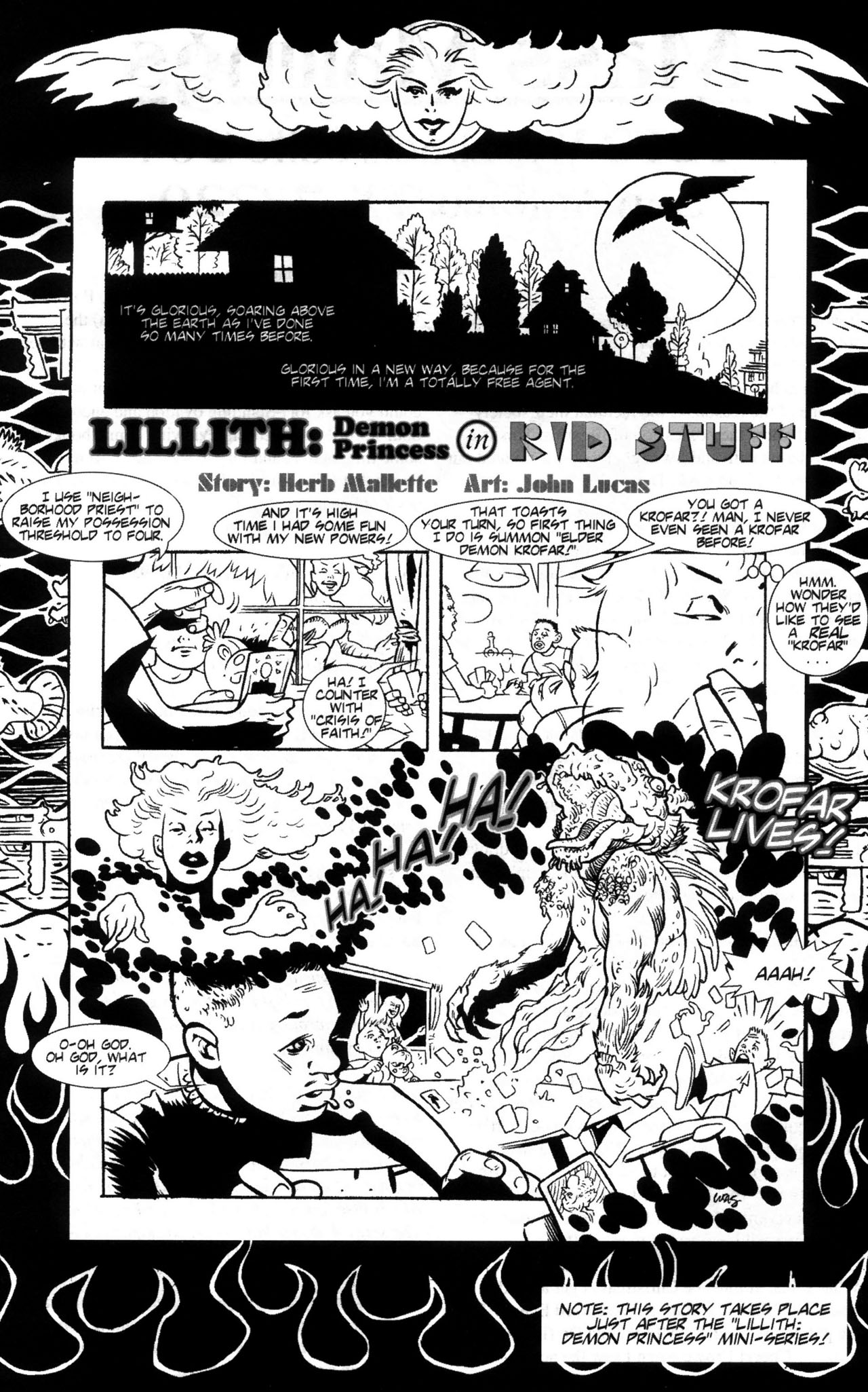 Read online Warrior Nun: Black & White comic -  Issue #5 - 20