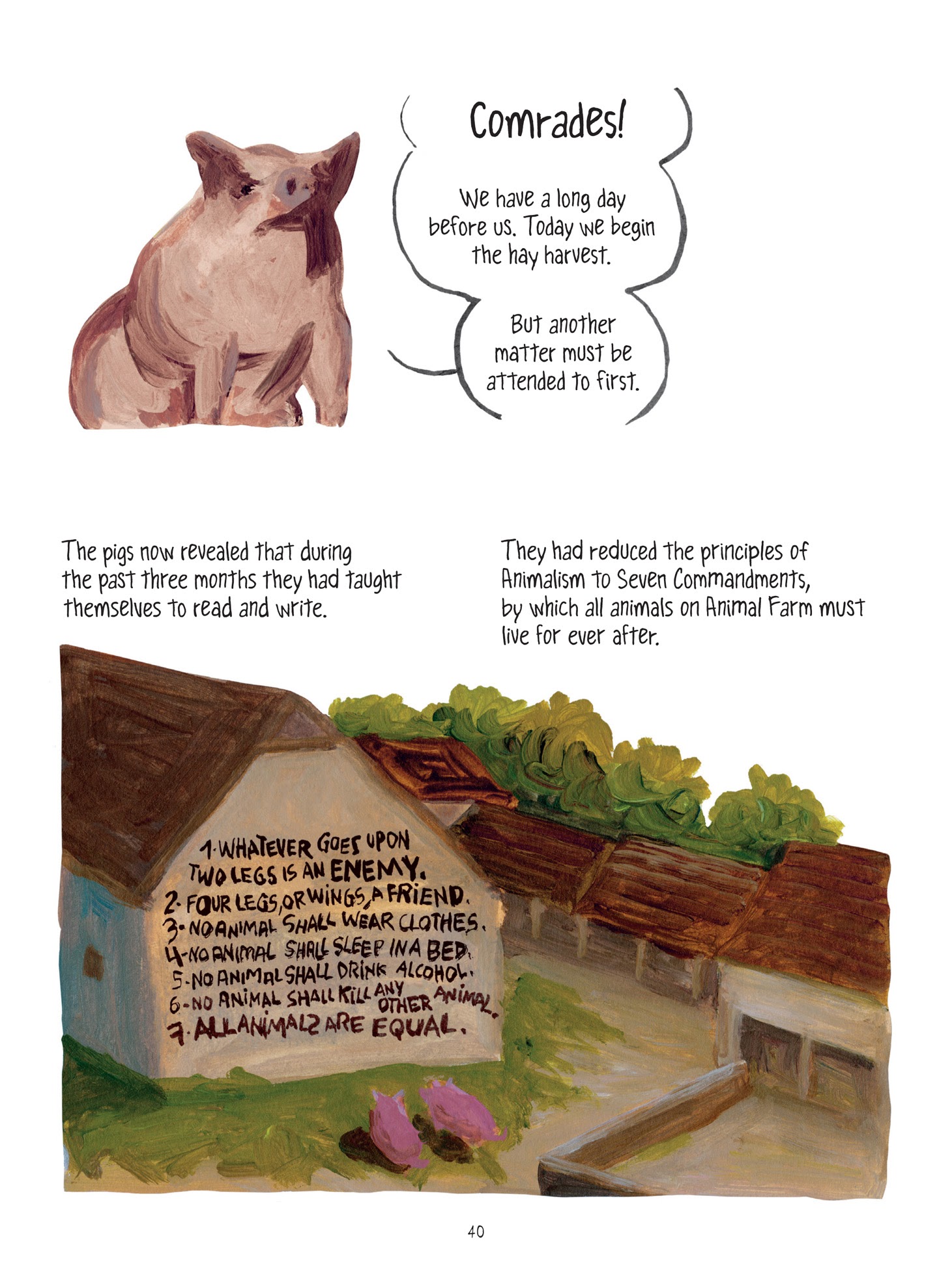 Read online Animal Farm: The Graphic Novel comic -  Issue # TPB (Part 1) - 37