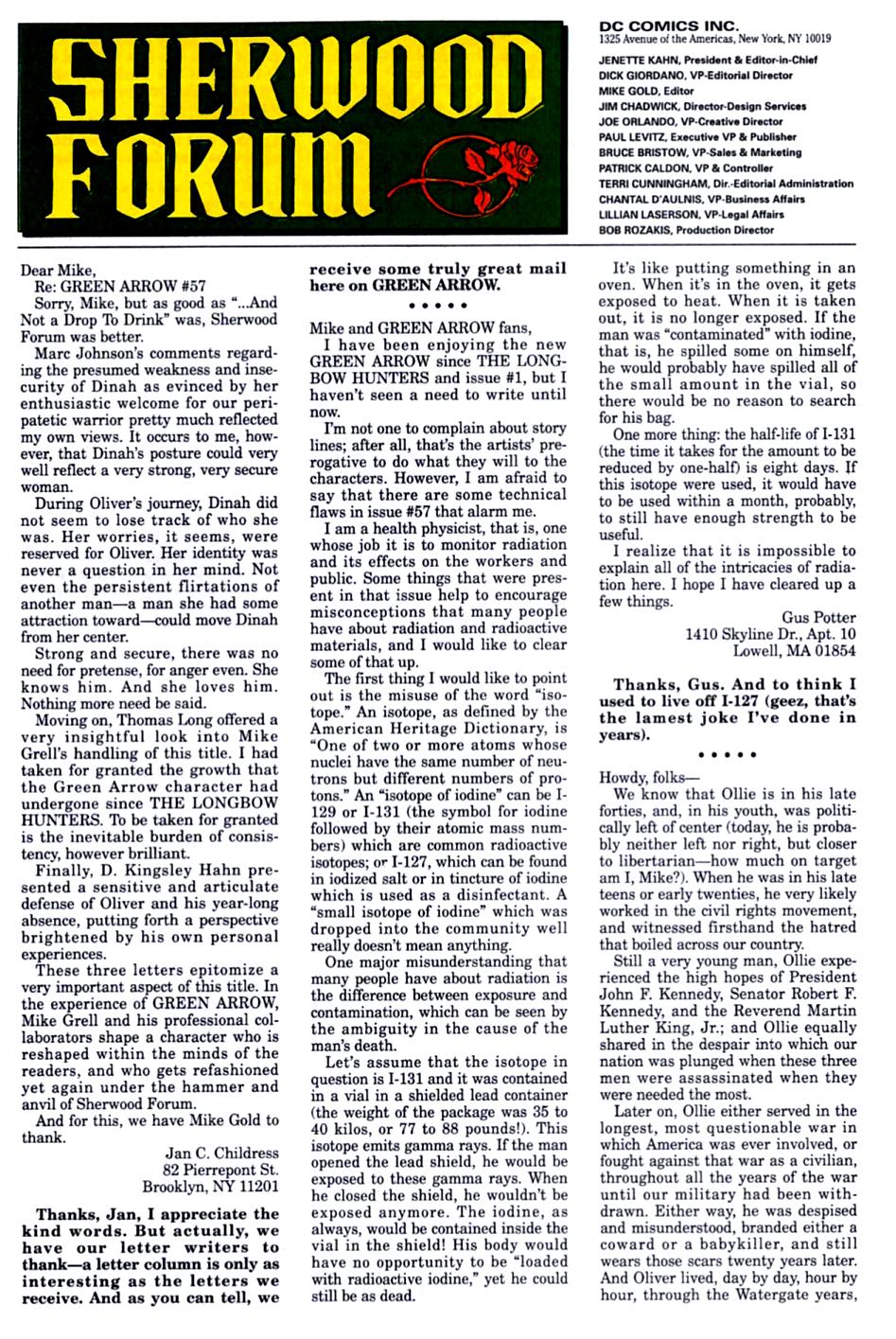 Read online Green Arrow (1988) comic -  Issue #64 - 25