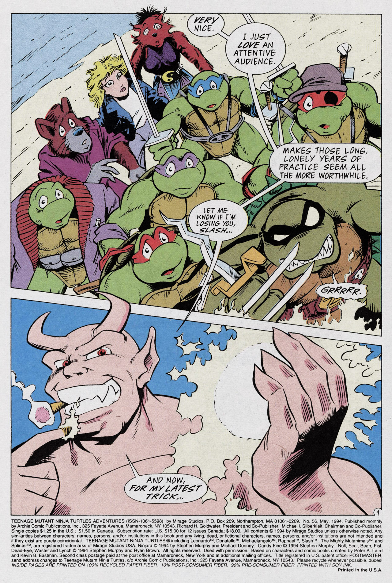 Read online Teenage Mutant Ninja Turtles Adventures (1989) comic -  Issue #56 - 3