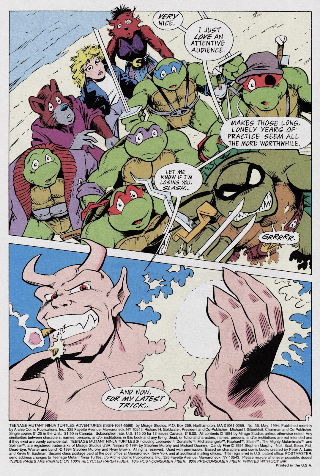 Teenage Mutant Ninja Turtles Adventures (1989) issue 56 - Page 3