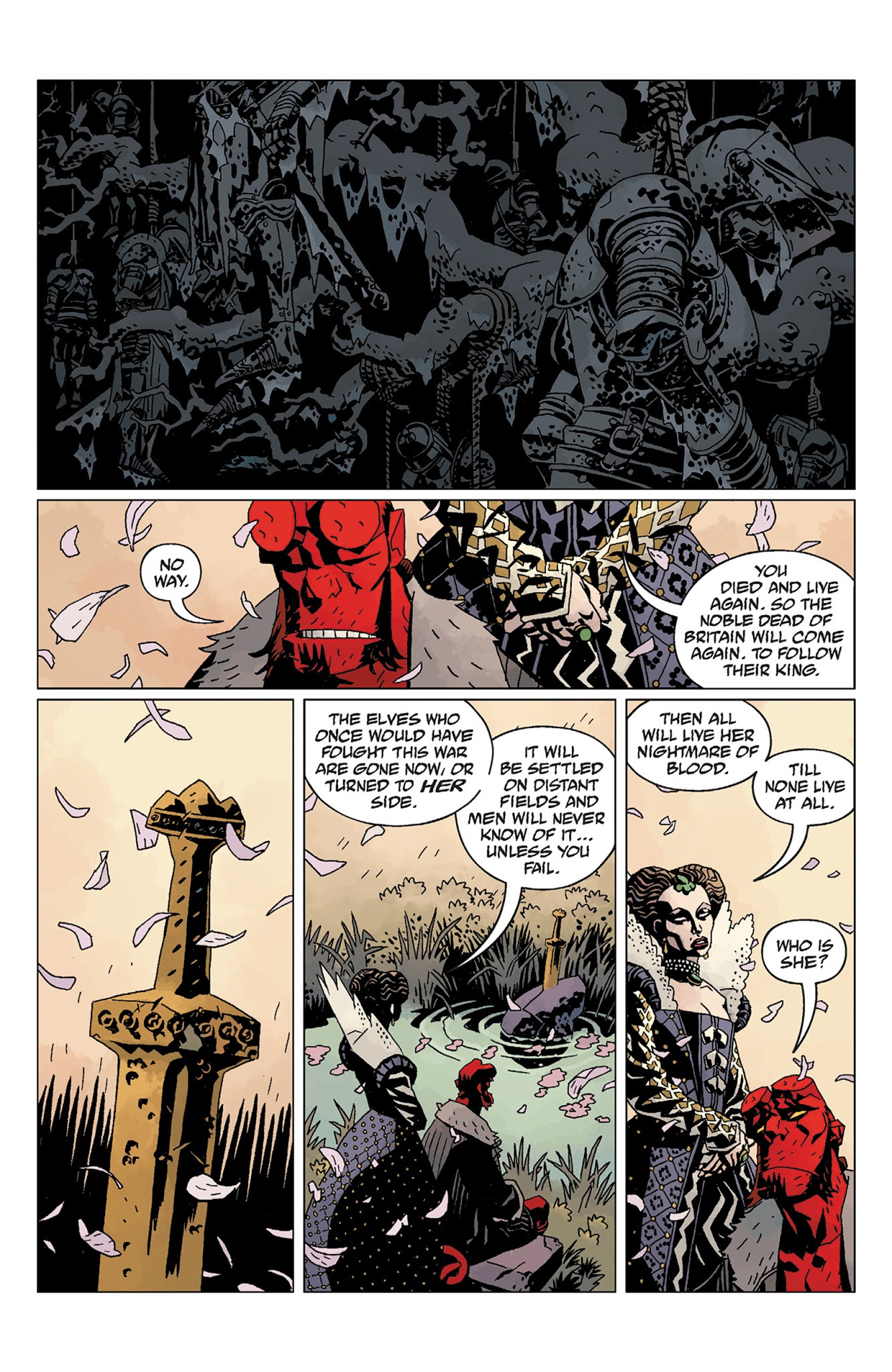 Read online Hellboy: The Wild Hunt comic -  Issue # TPB - 126