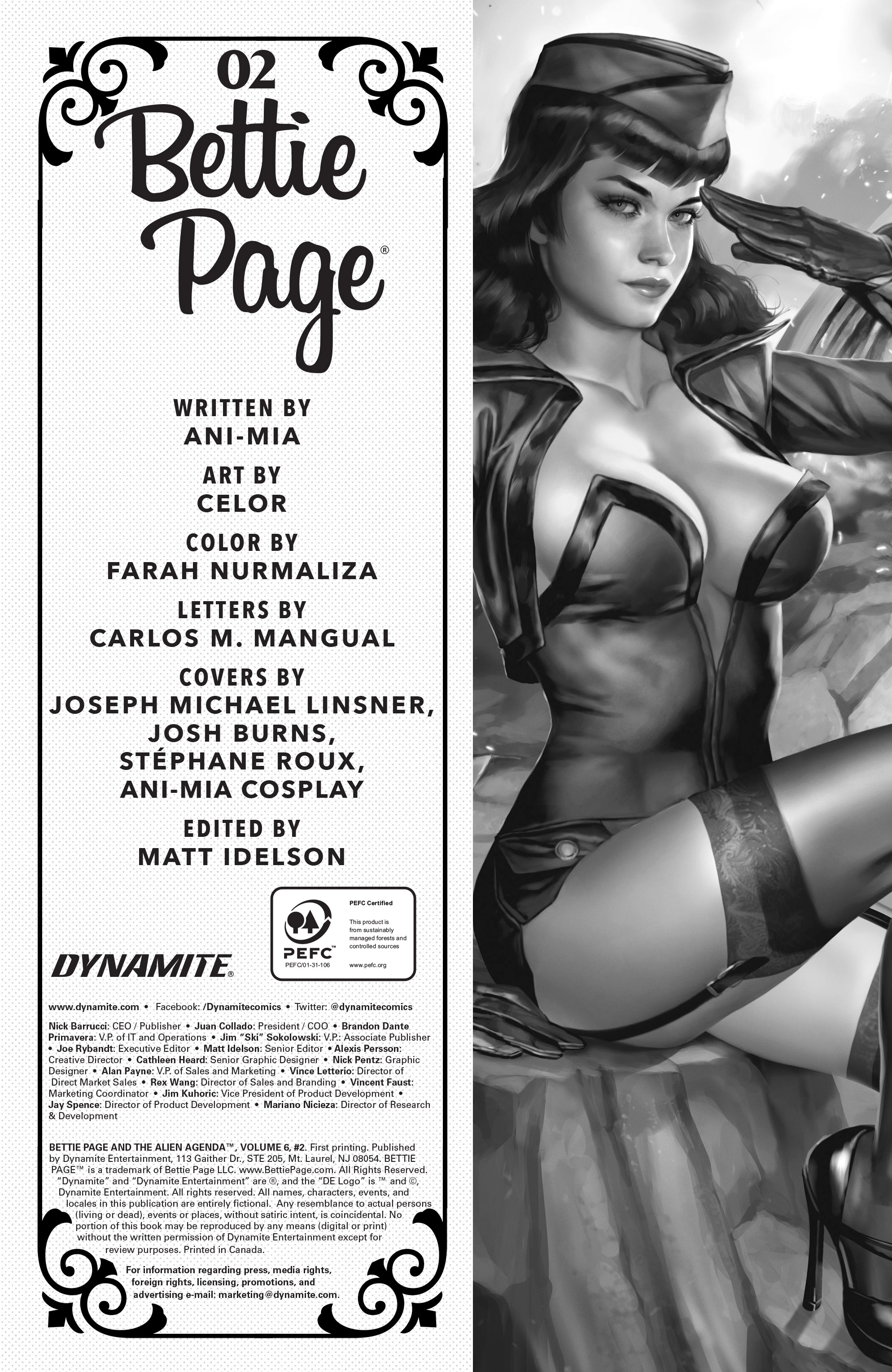 Read online Bettie Page: The Alien Agenda comic -  Issue #2 - 2