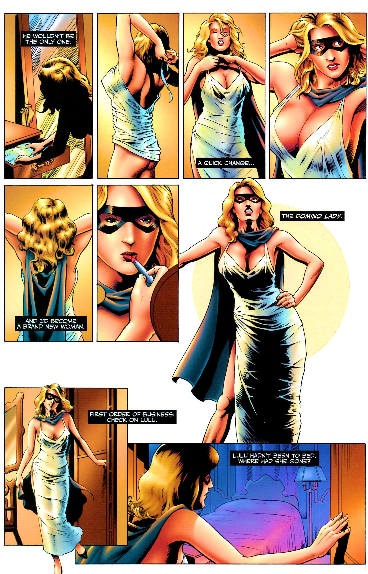 Read online Domino Lady comic -  Issue #5 - 14