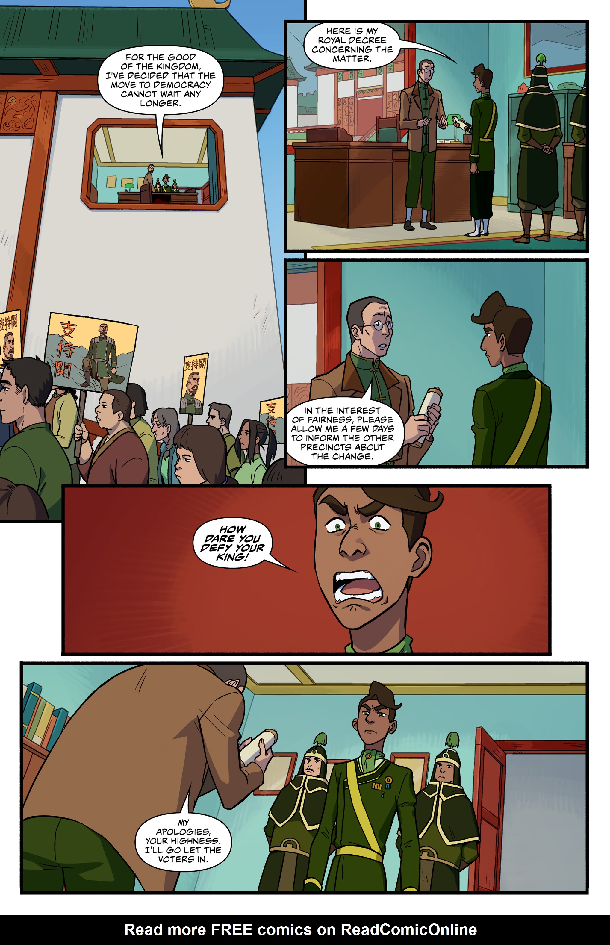 Read online Nickelodeon The Legend of Korra: Ruins of the Empire comic -  Issue # TPB 3 - 14