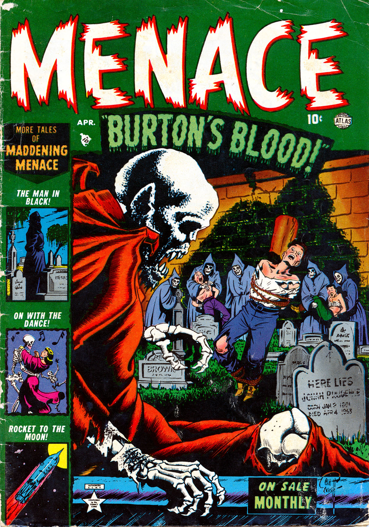 Read online Menace comic -  Issue #2 - 1