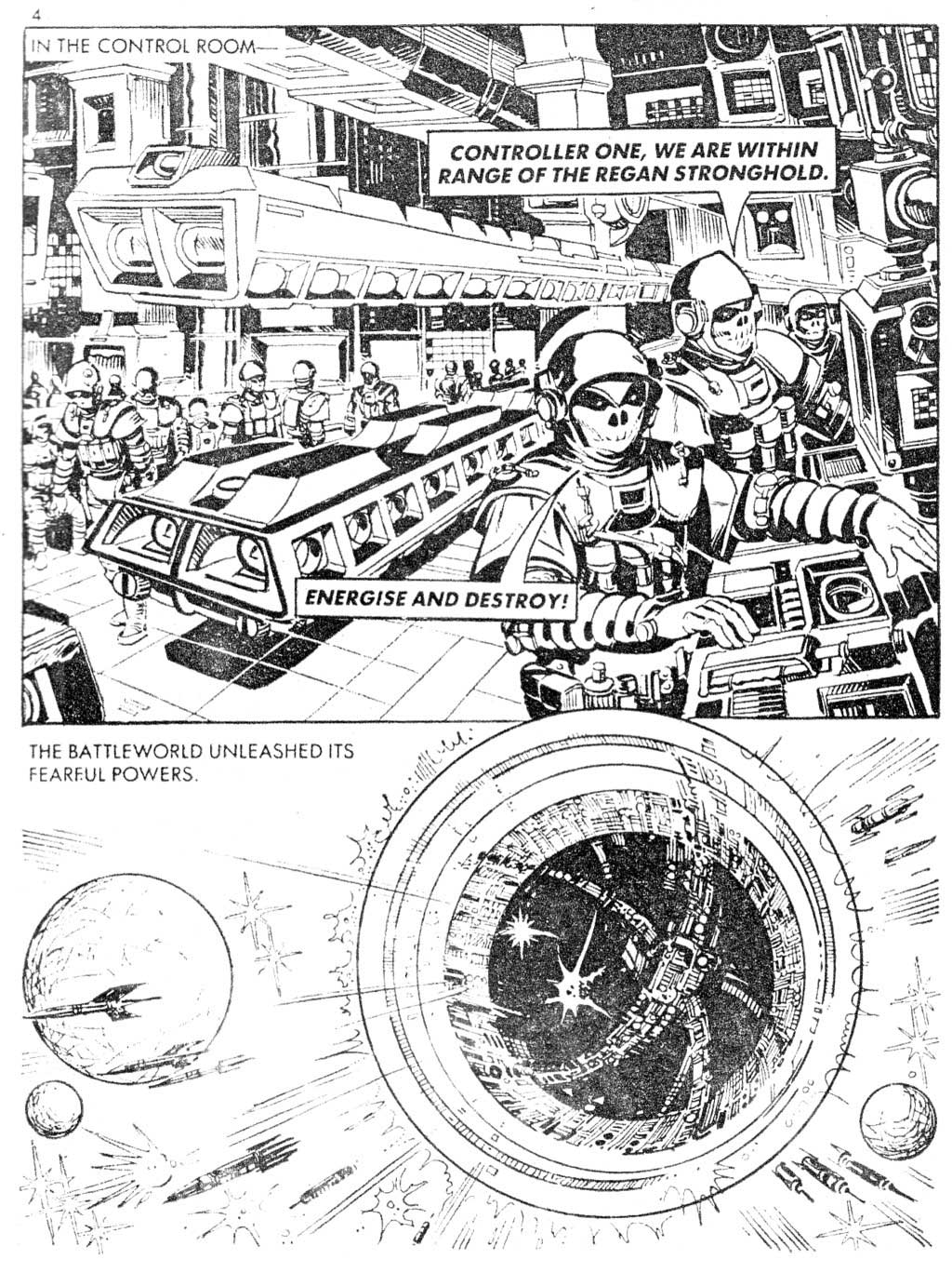 Read online Starblazer comic -  Issue #159 - 4