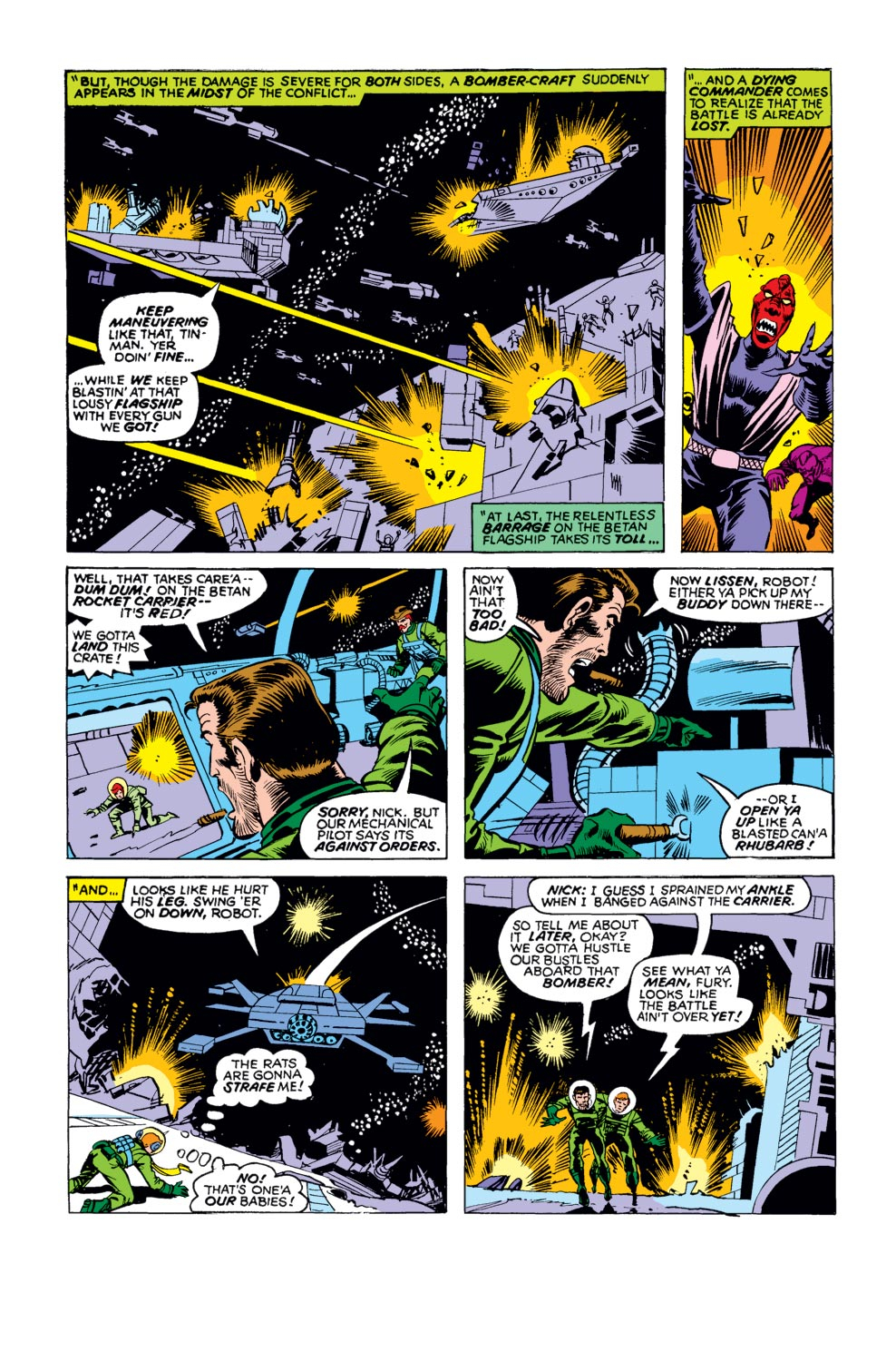 What If? (1977) issue 14 - Sgt. Fury had Fought WWII in Outer Space - Page 33
