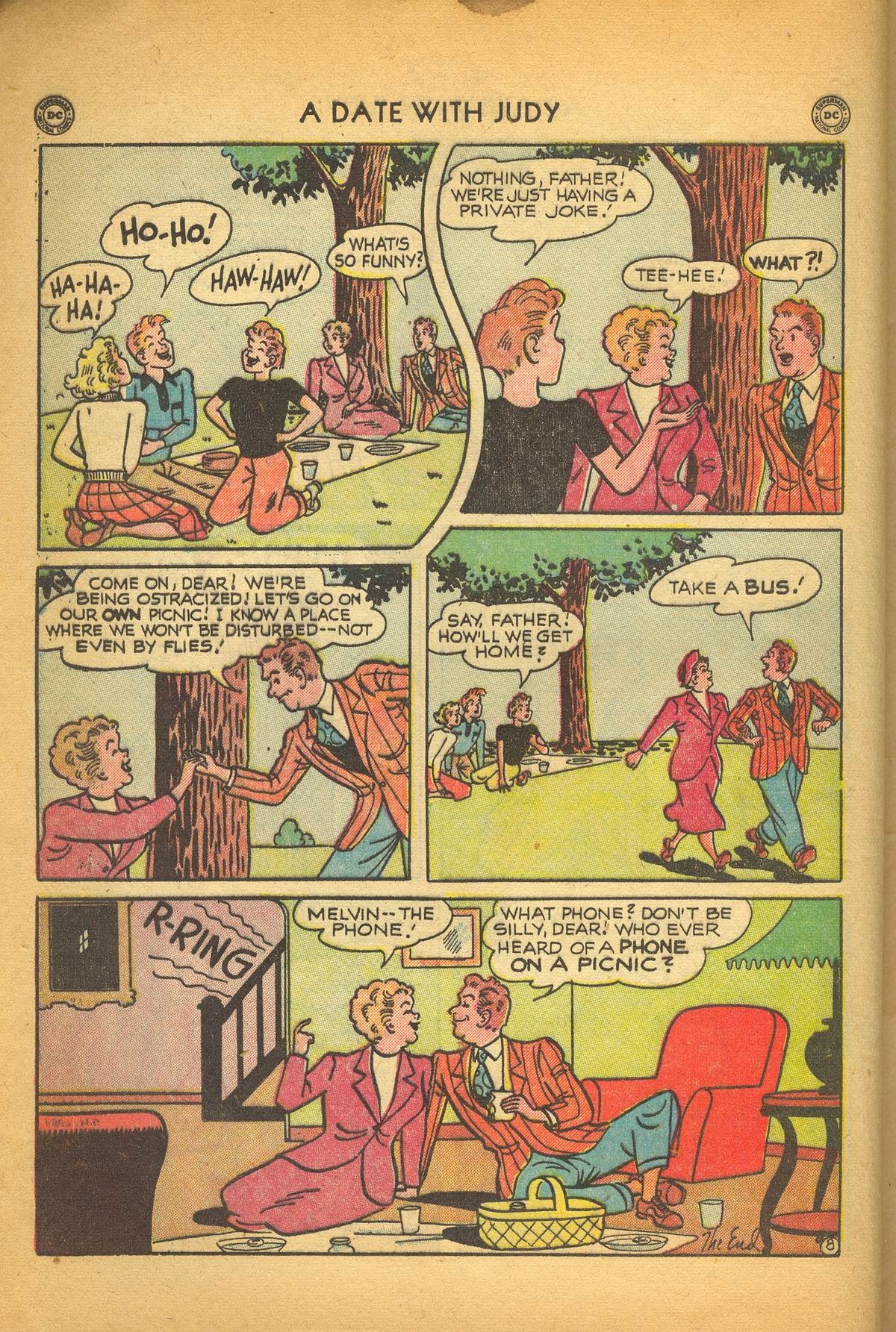 Read online A Date with Judy comic -  Issue #17 - 10