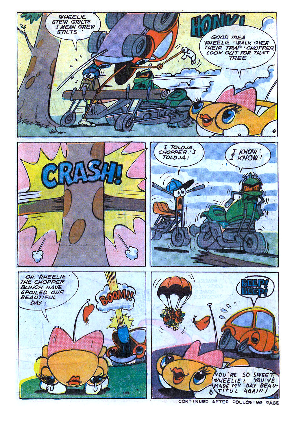 Read online Wheelie and the Chopper Bunch comic -  Issue #4 - 16