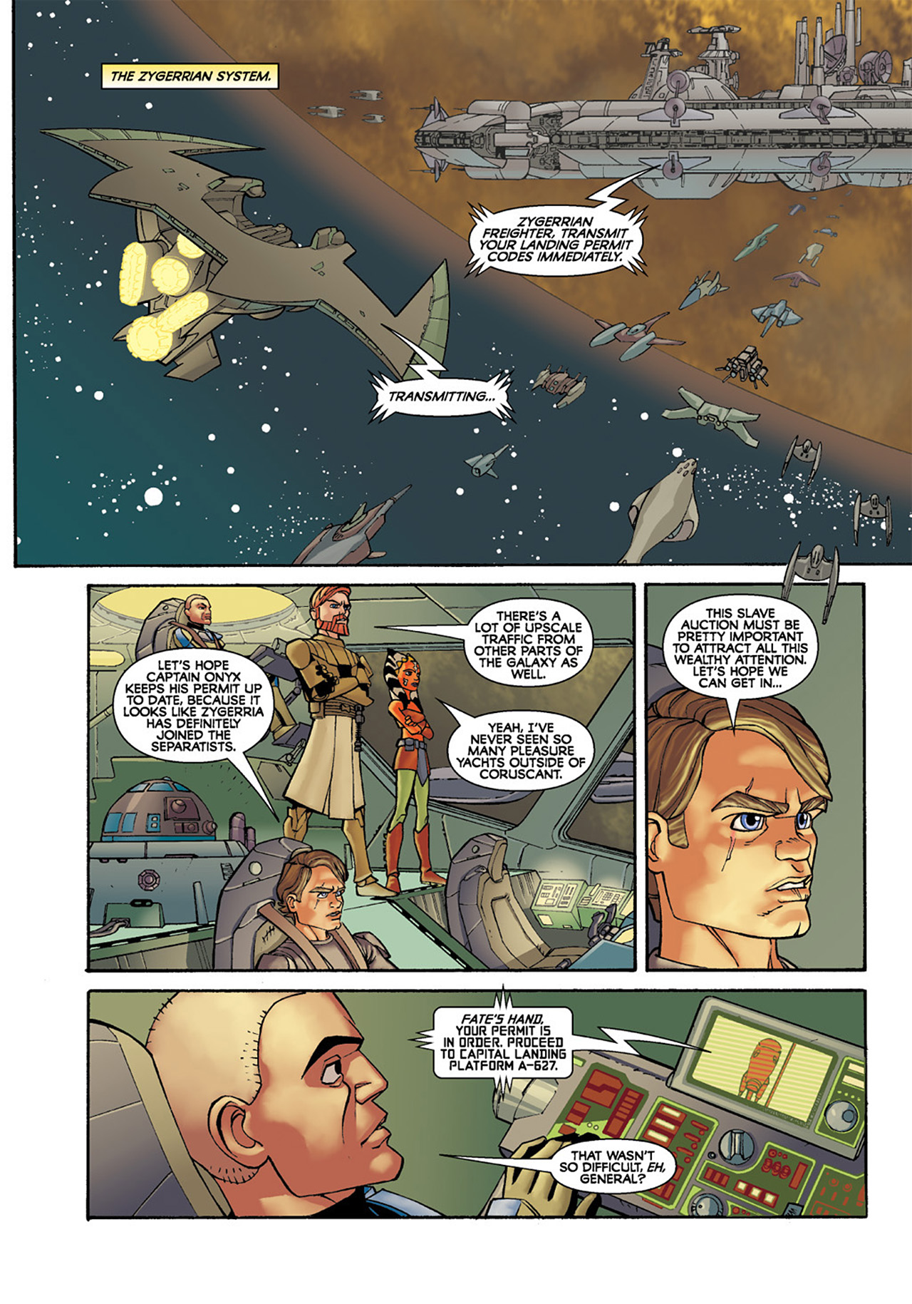 Read online Star Wars: The Clone Wars comic -  Issue #3 - 3