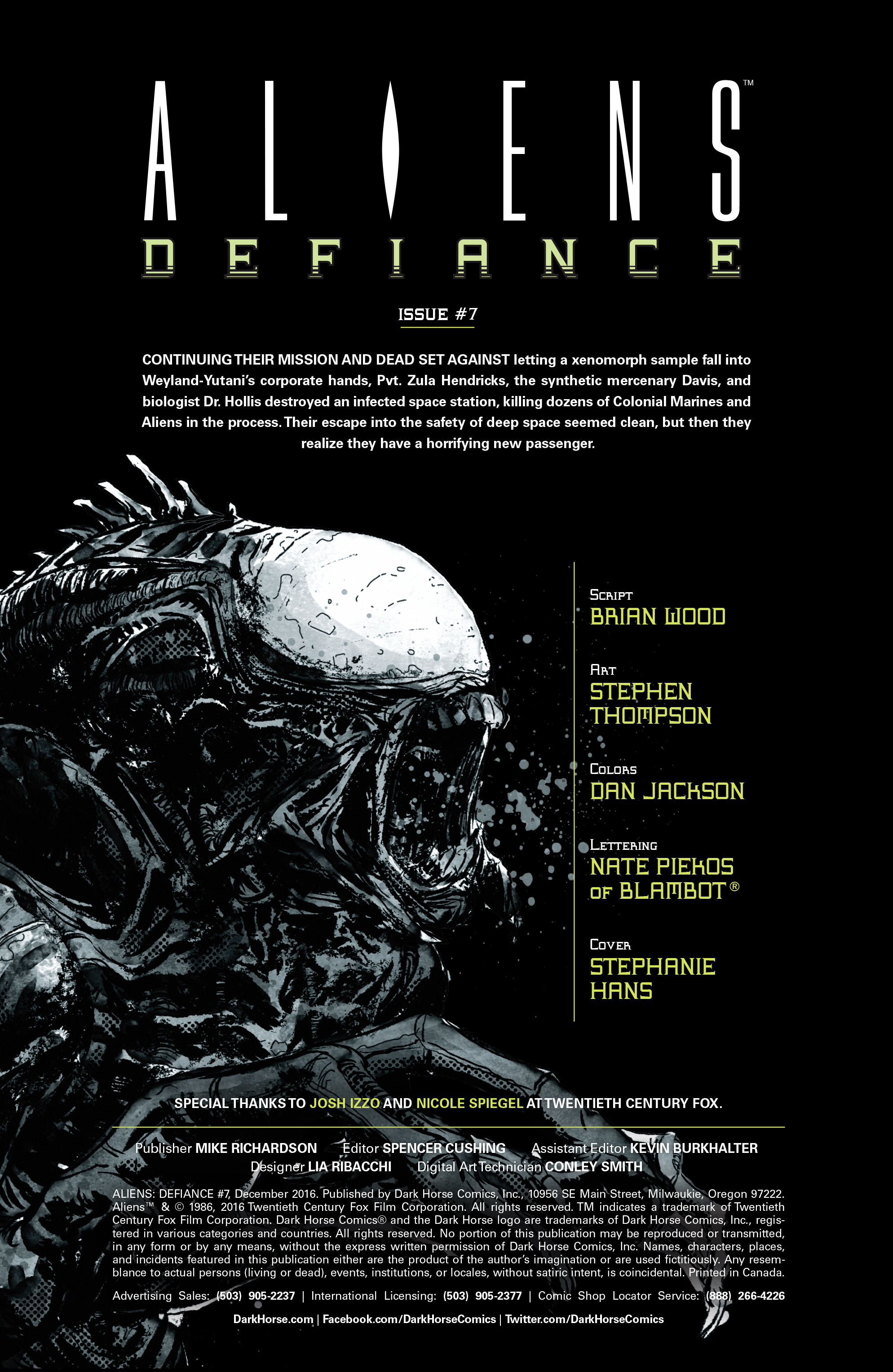 Read online Aliens: Defiance comic -  Issue #7 - 2