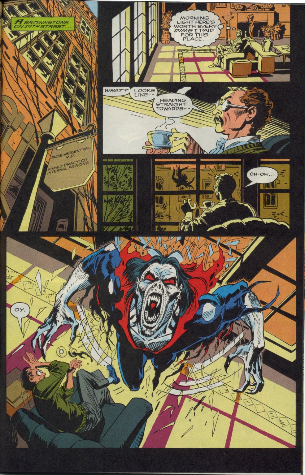 Read online Morbius: The Living Vampire (1992) comic -  Issue #1 - 23