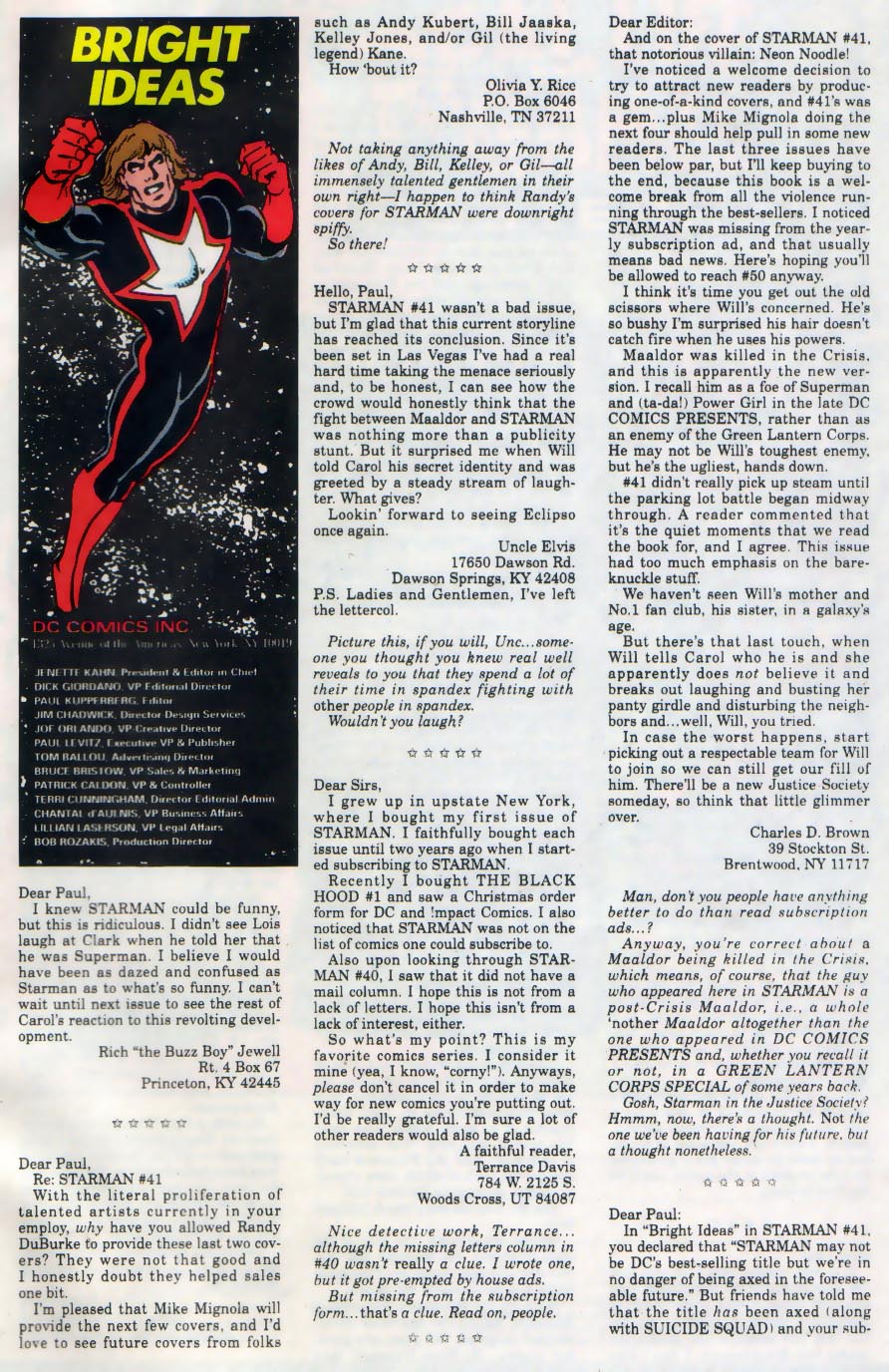 Starman (1988) Issue #45 #45 - English 24