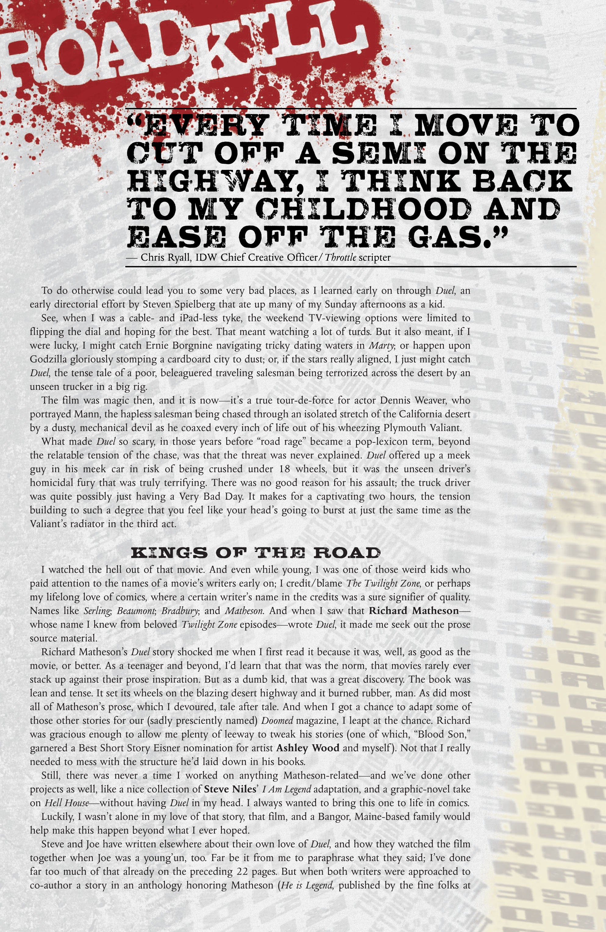 Read online Road Rage comic -  Issue # TPB - 39