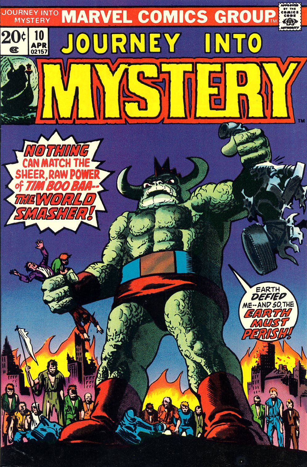 Read online Journey Into Mystery (1972) comic -  Issue #10 - 1