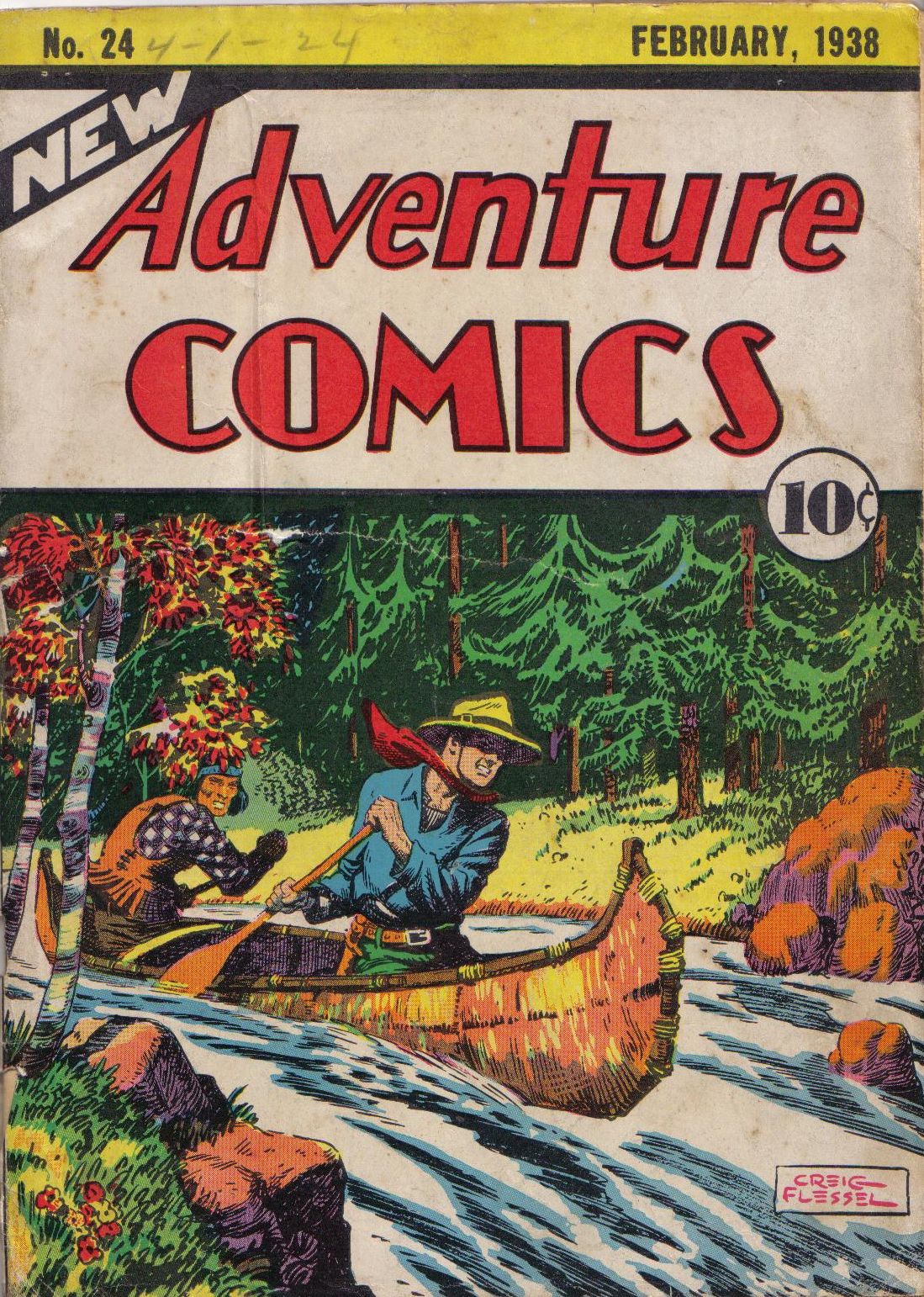 Read online Adventure Comics (1938) comic -  Issue #24 - 1