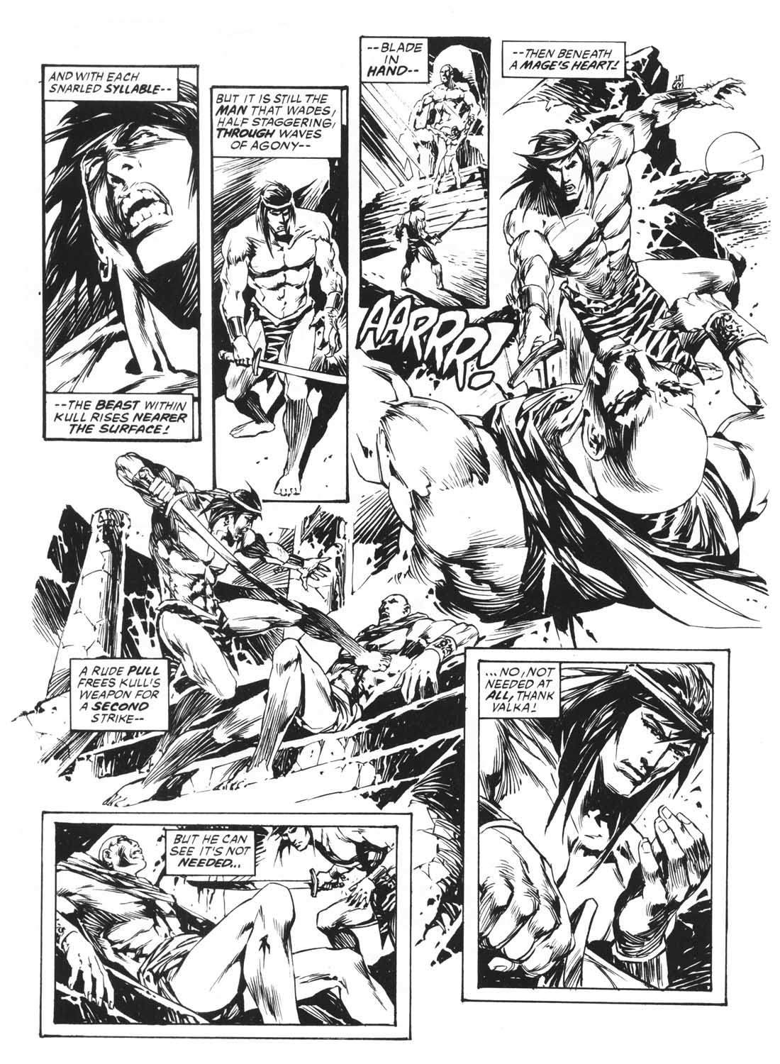 Read online The Savage Sword Of Conan comic -  Issue #233 - 56