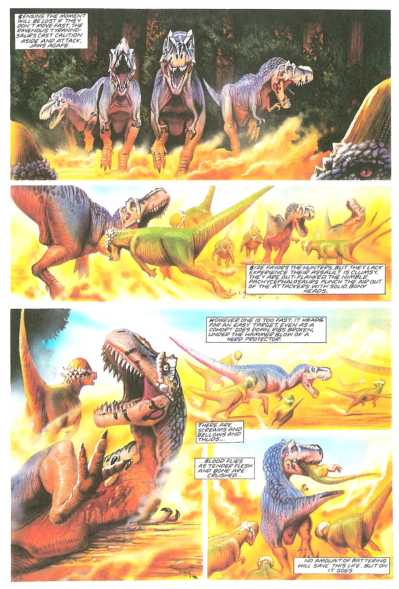 Read online Dinosaurs, A Celebration comic -  Issue #3 - 38