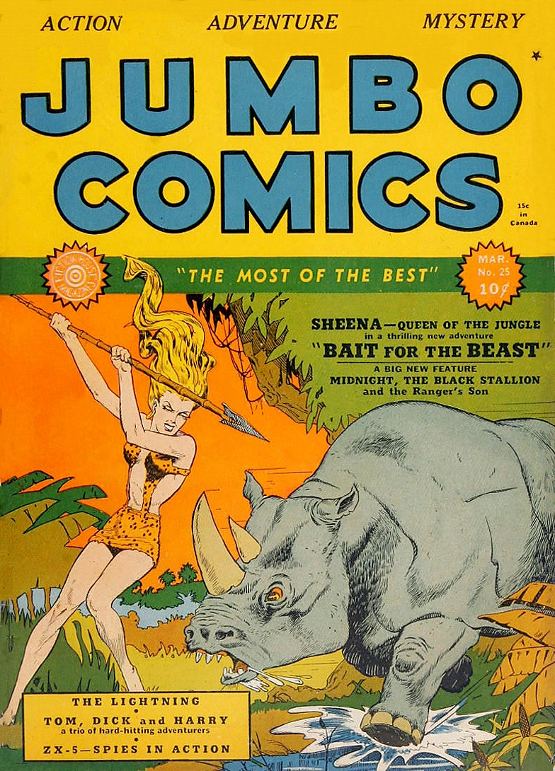 Read online Jumbo Comics comic -  Issue #25 - 1