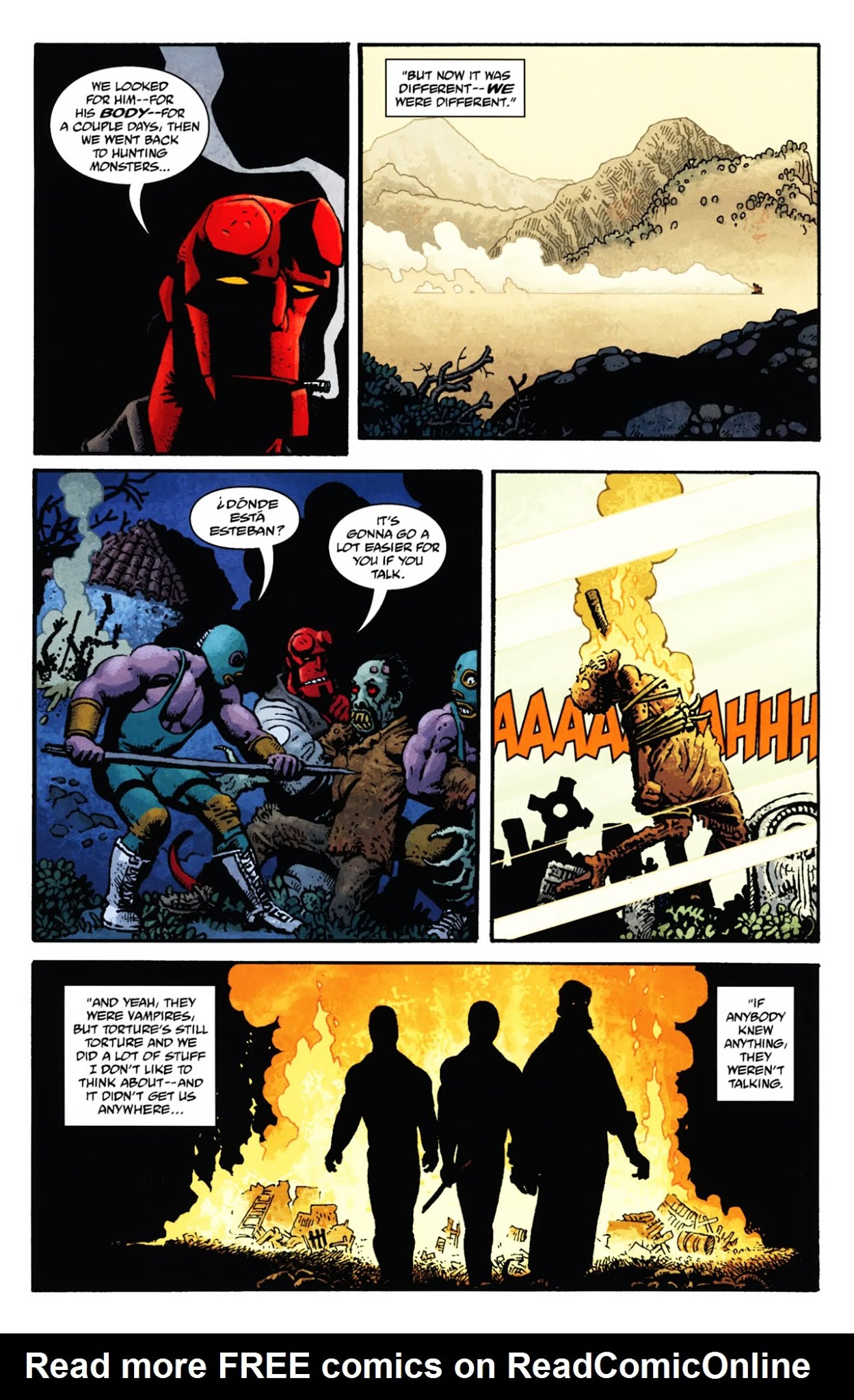 Read online Hellboy In Mexico (2010) comic -  Issue # Full - 18