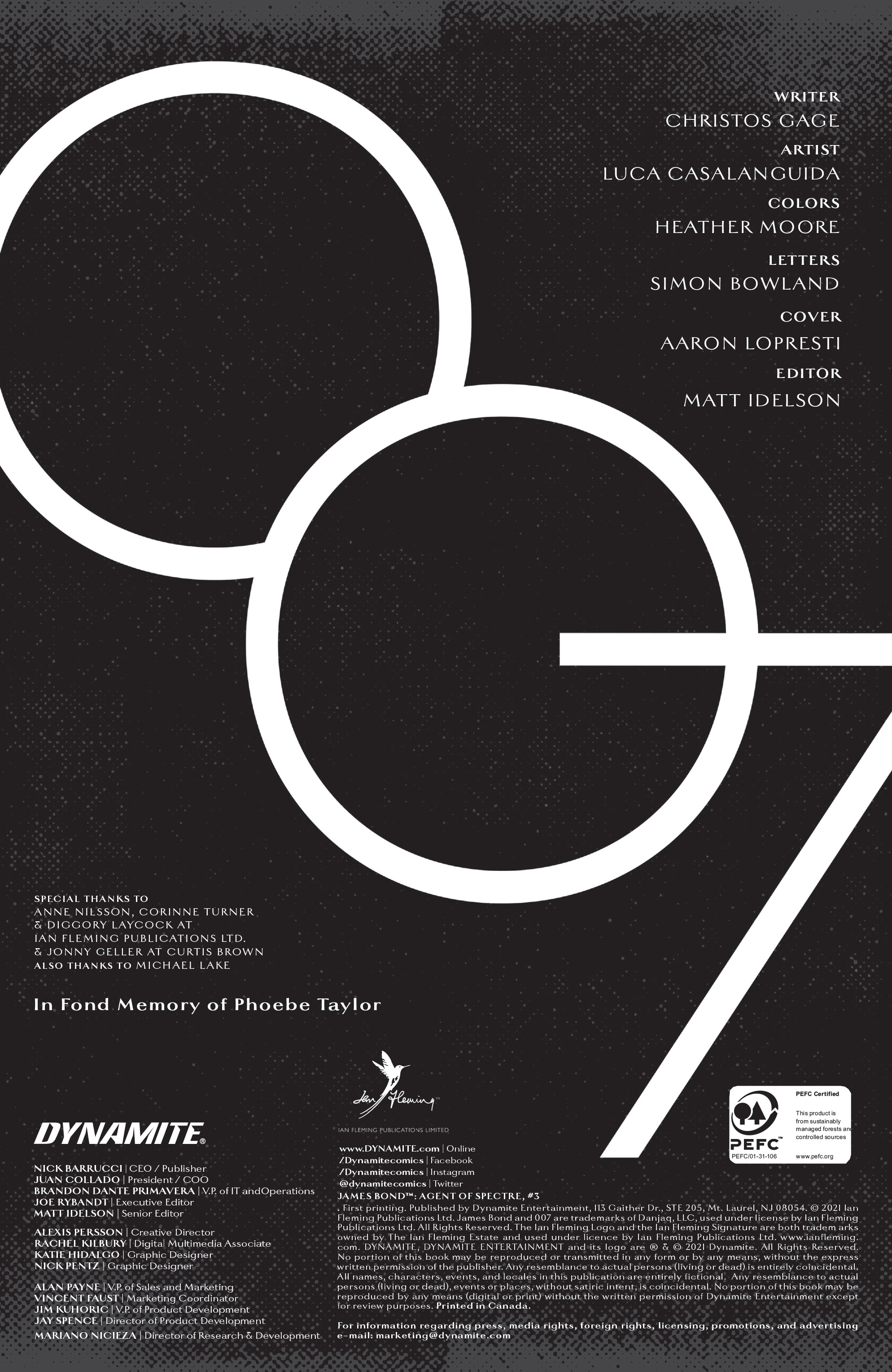 Read online James Bond: Agent of Spectre comic -  Issue #3 - 2