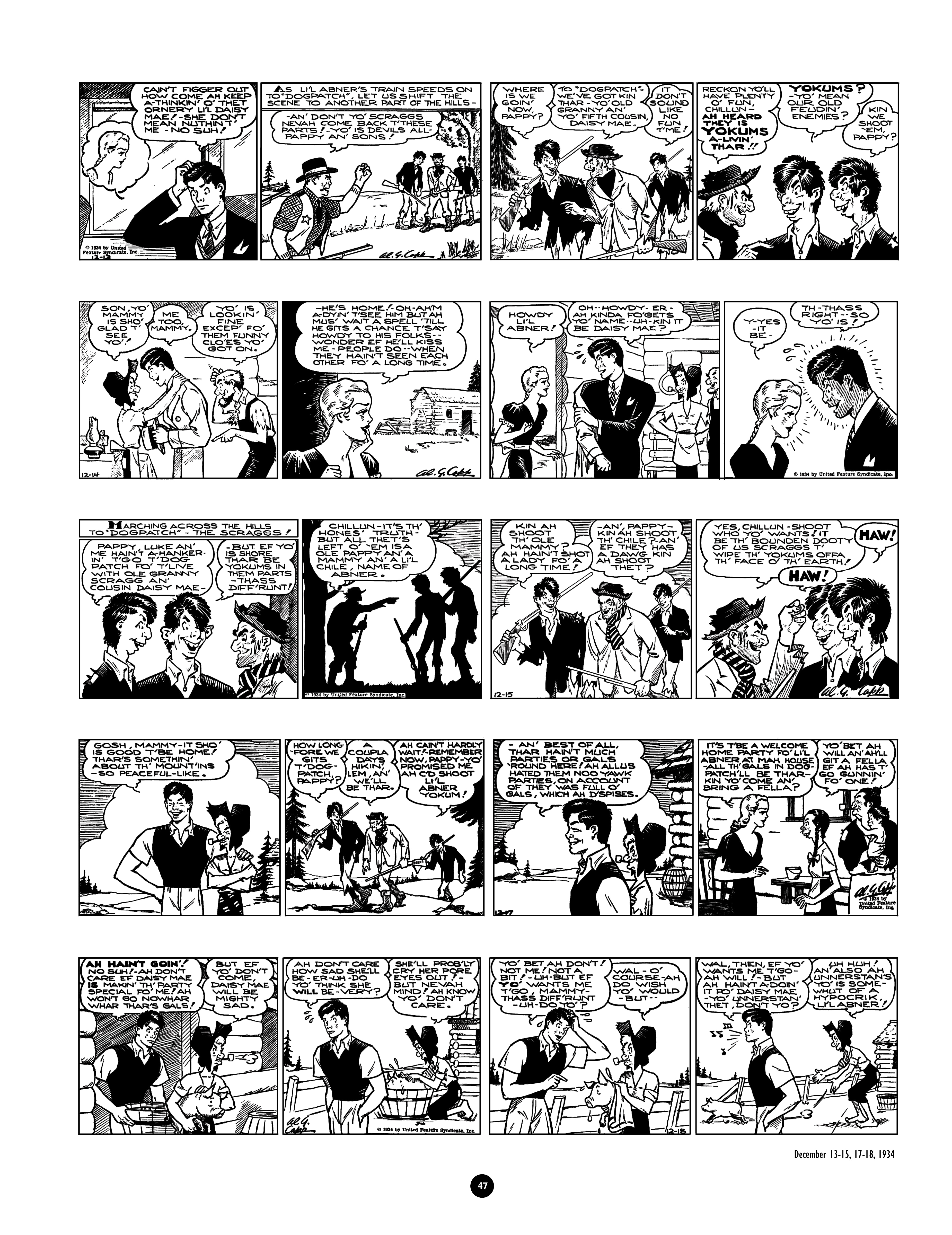 Read online Al Capp's Li'l Abner Complete Daily & Color Sunday Comics comic -  Issue # TPB 1 (Part 1) - 48