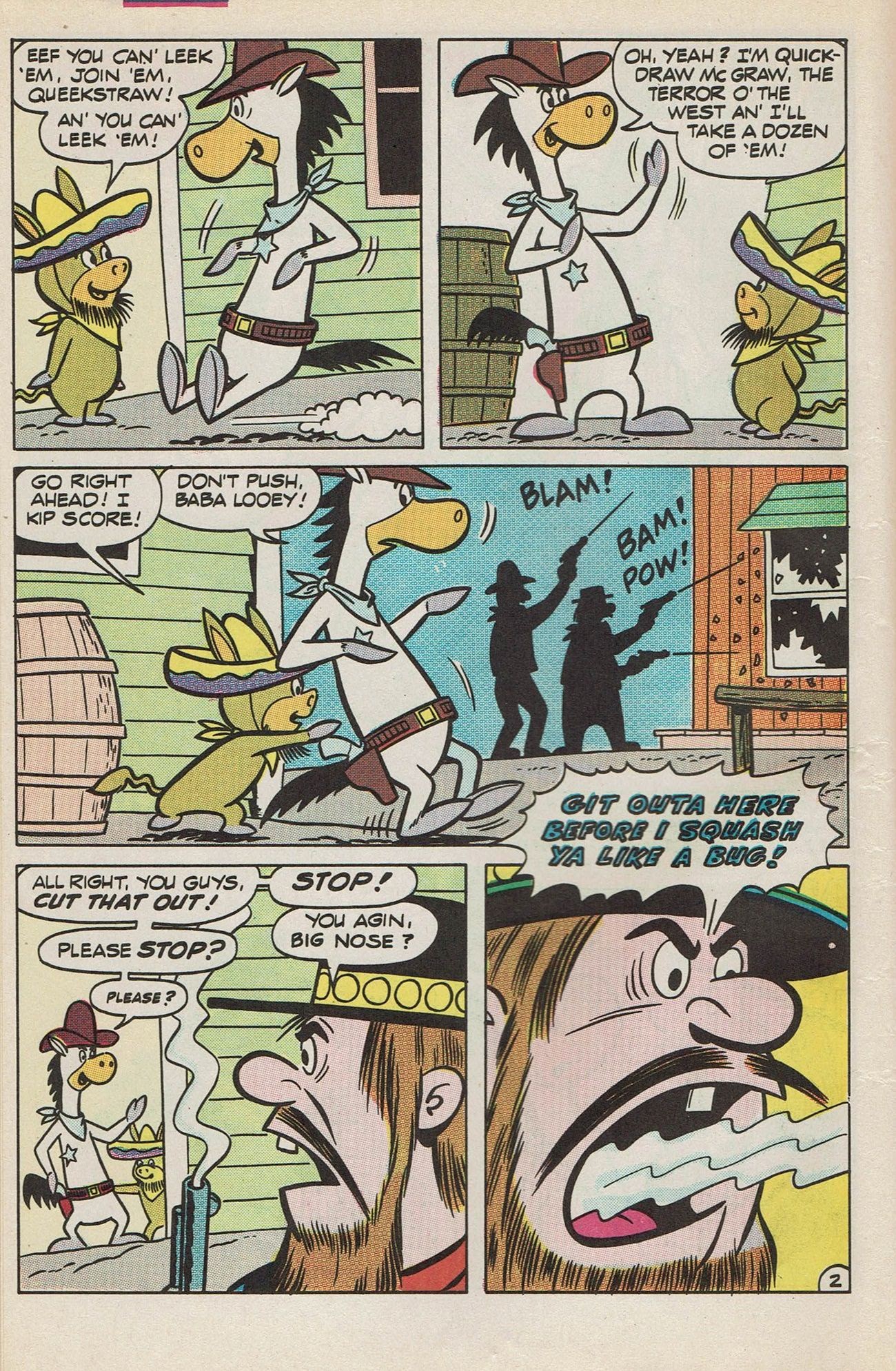 Read online Huckleberry Hound / Quick Draw McGraw Giant Size Flip Book comic -  Issue # Full - 22