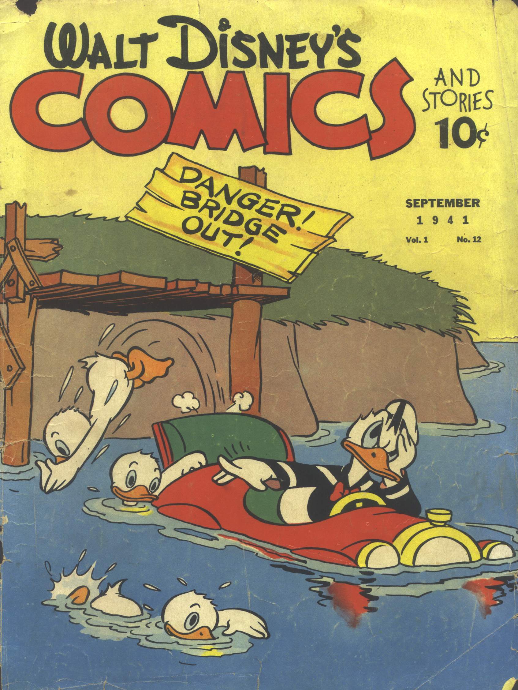 Read online Walt Disney's Comics and Stories comic -  Issue #12 - 1