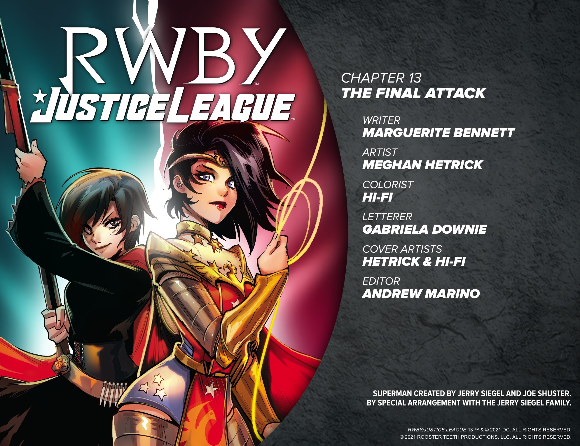 Read online RWBY/Justice League comic -  Issue #13 - 2
