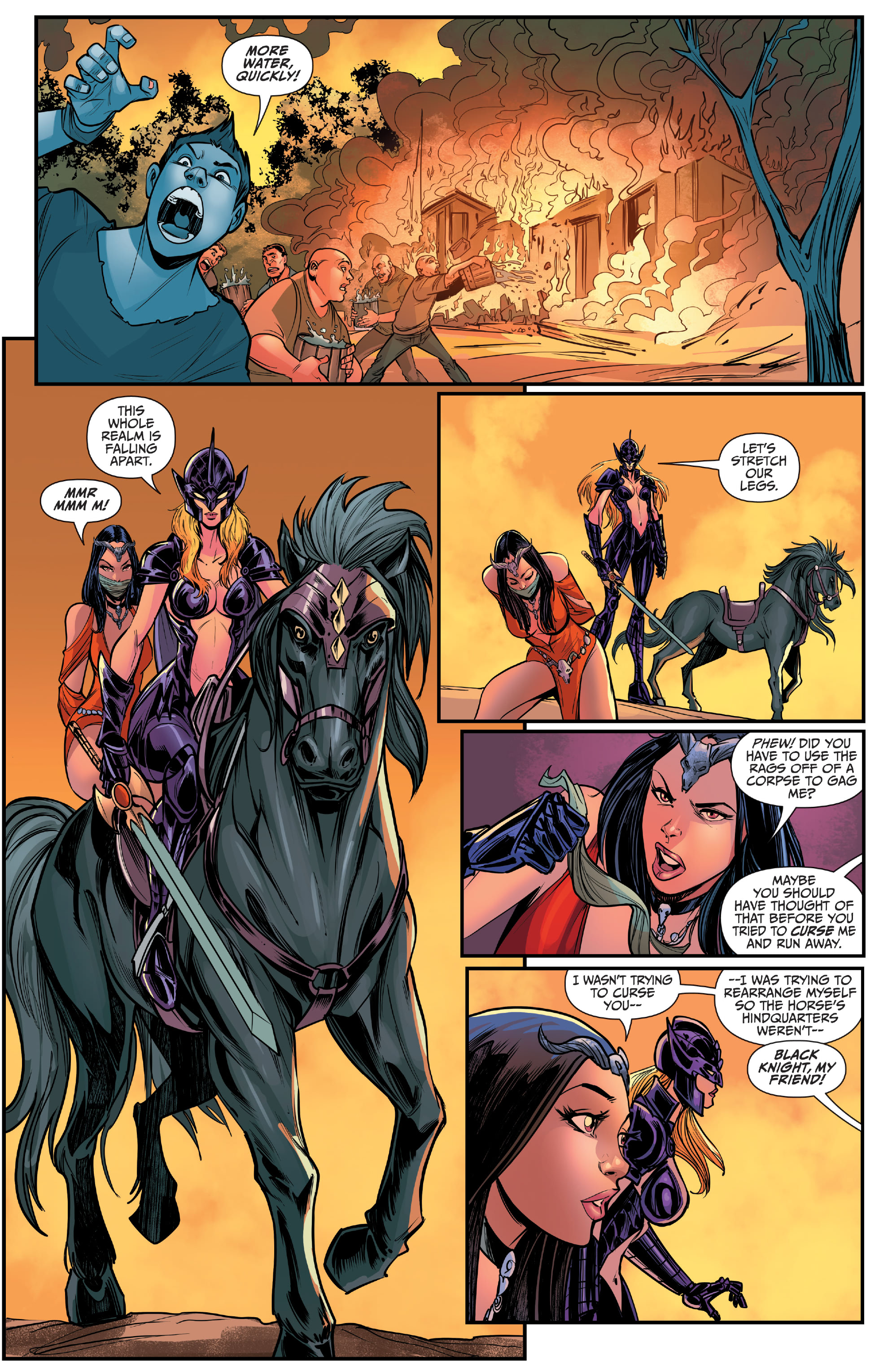 Read online Myths & Legends Quarterly: Black Knight – Fate of Legends comic -  Issue # Full - 27