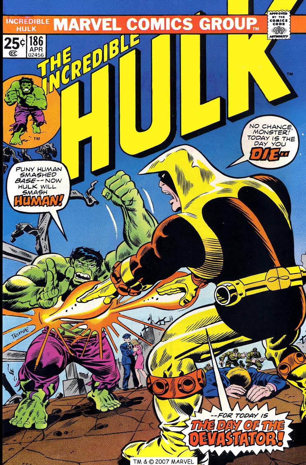 Read online The Incredible Hulk (1968) comic -  Issue #186 - 1