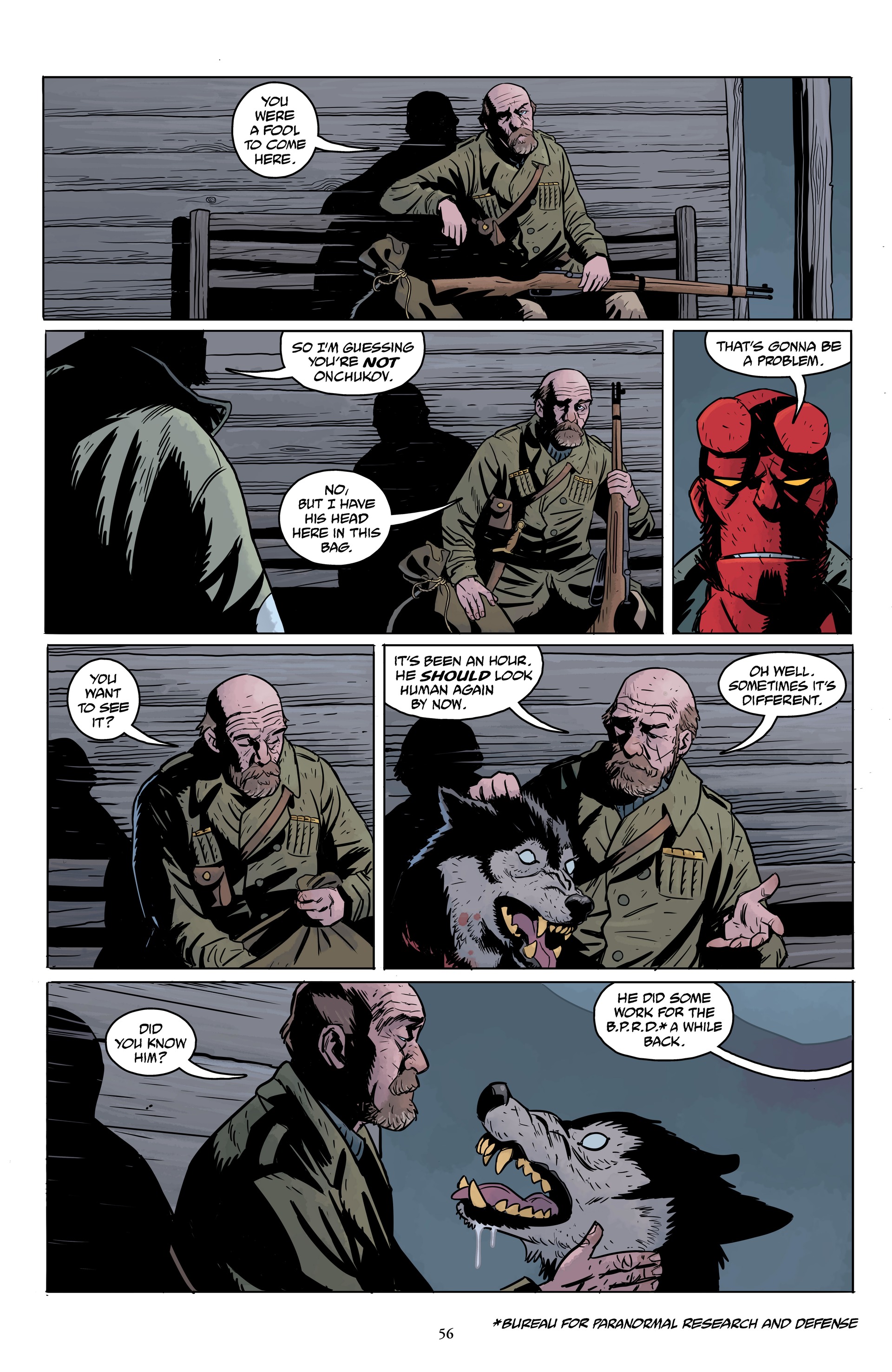 Read online Hellboy and the B.P.R.D.: The Return of Effie Kolb and Others comic -  Issue # TPB (Part 1) - 58