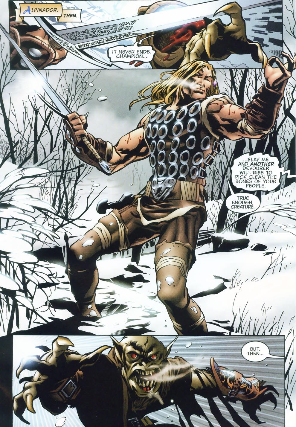 Read online R.A. Salvatore's DemonWars: Eye for an Eye comic -  Issue #1 - 3